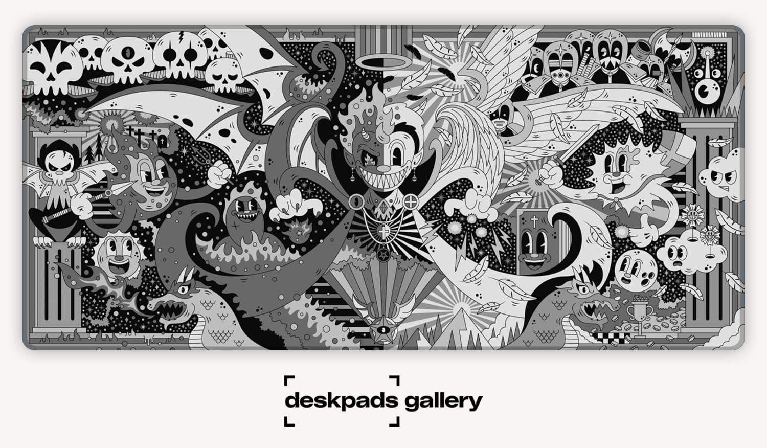 Rubberhose - Good and Evil deskpads image 2