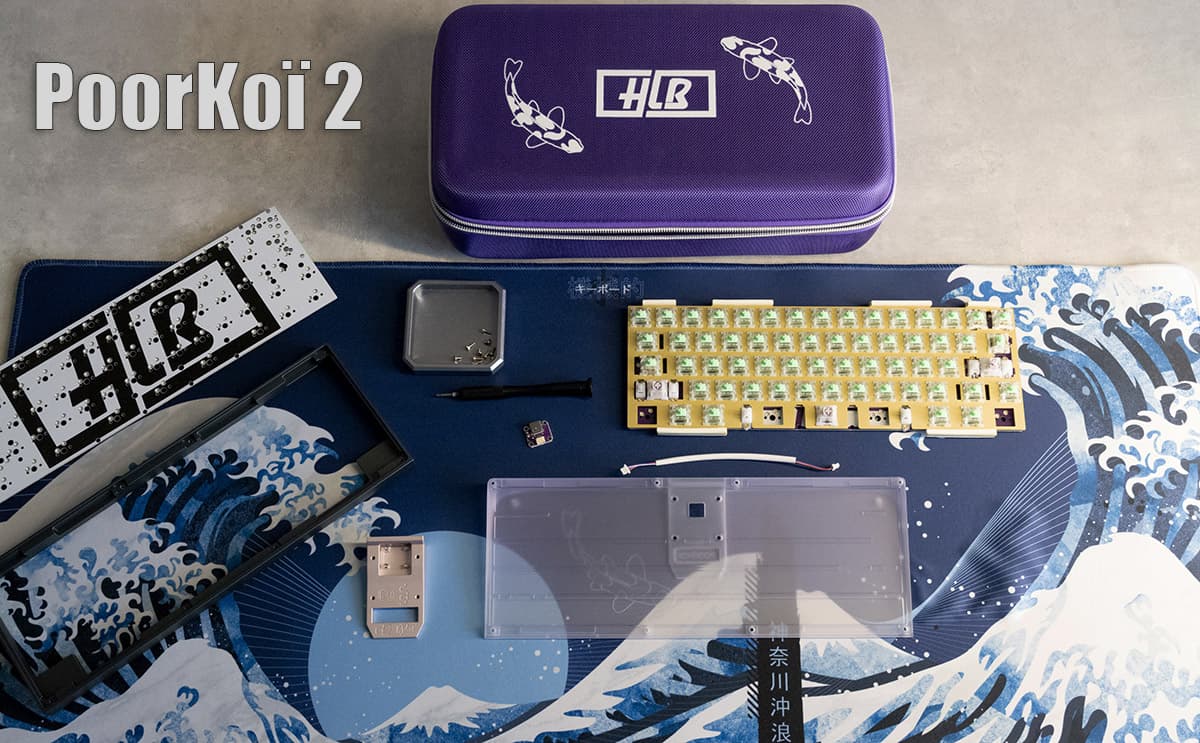 HLB - Poorkoi V2 - A 60% Bottom polycarbonate Keyboard image 2