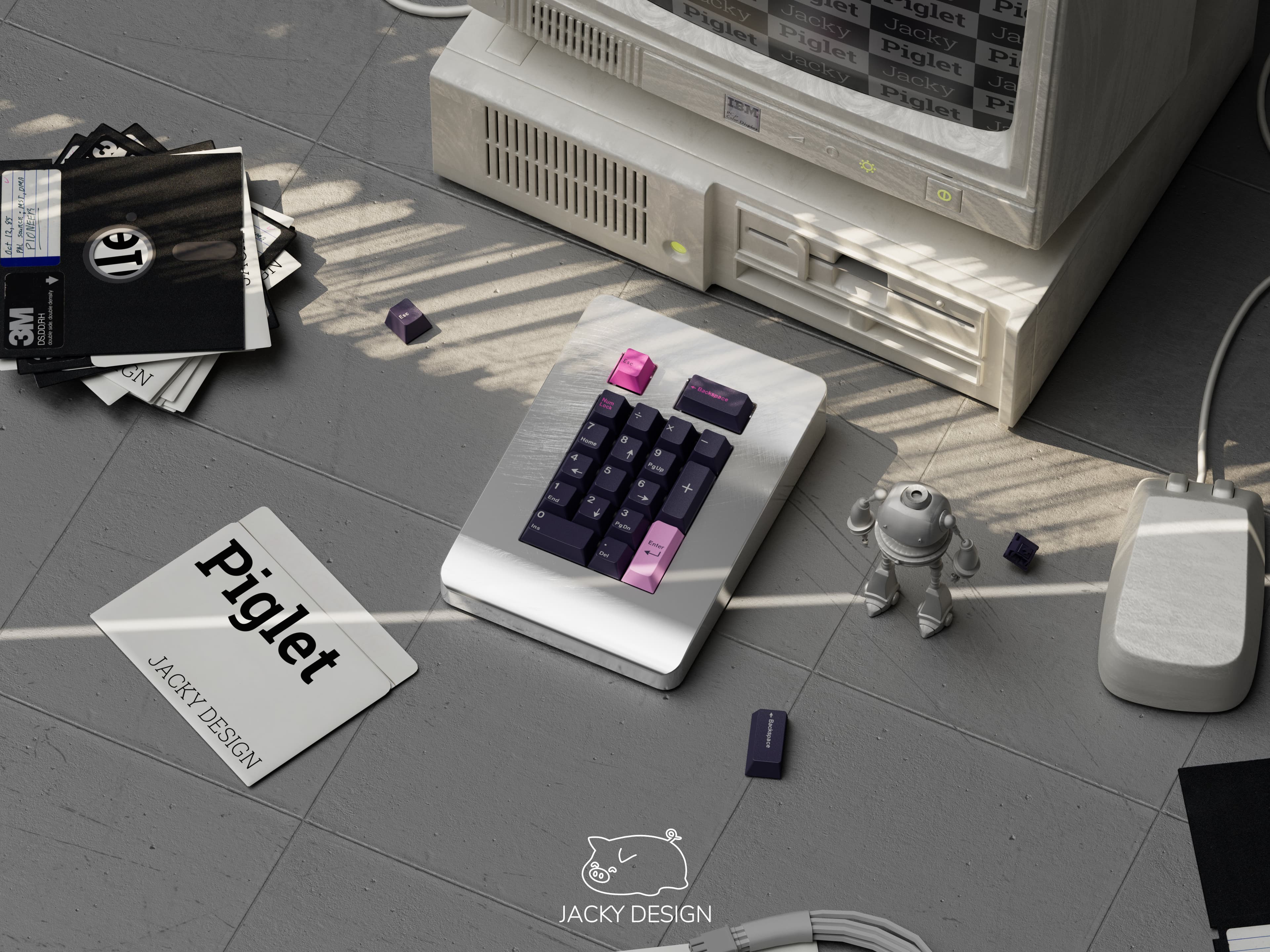 Piglet custom keyboard （LAST TWO DAYS ） image 6