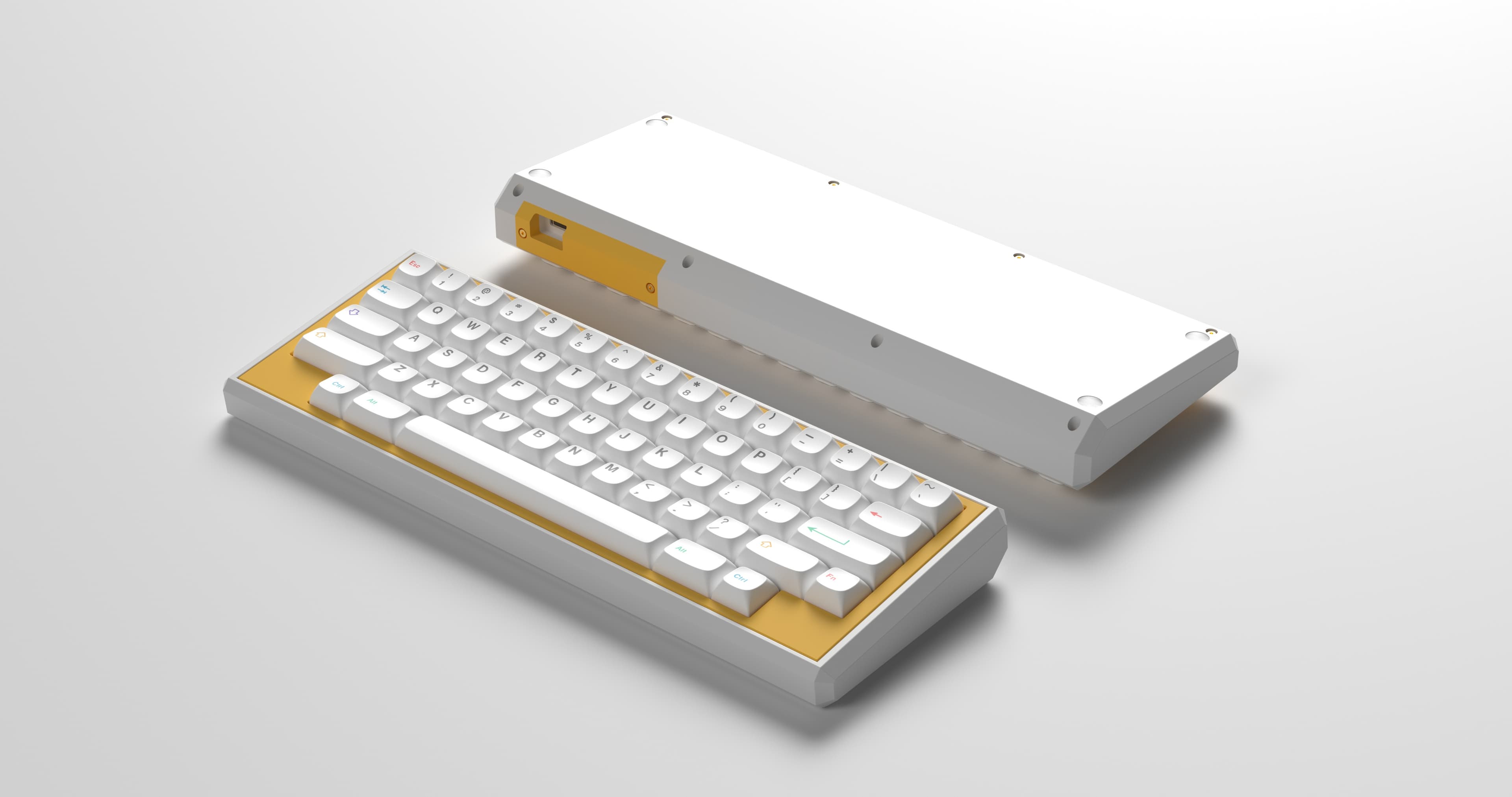 Blank60-Gasket Mount GH60 Keyboard Kit and a Special Version for GMK Yeeti ! image 4