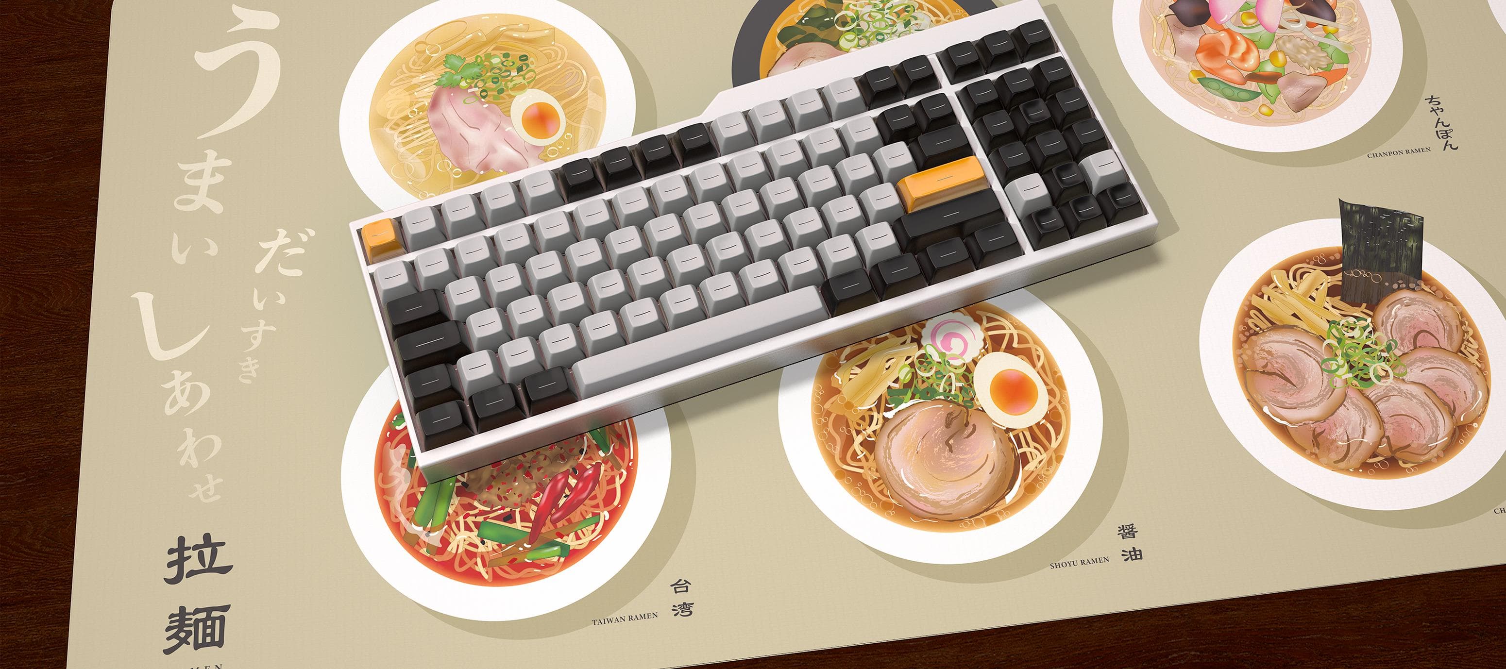 Ramen desk mat design | Kyoto Keyboard image 2
