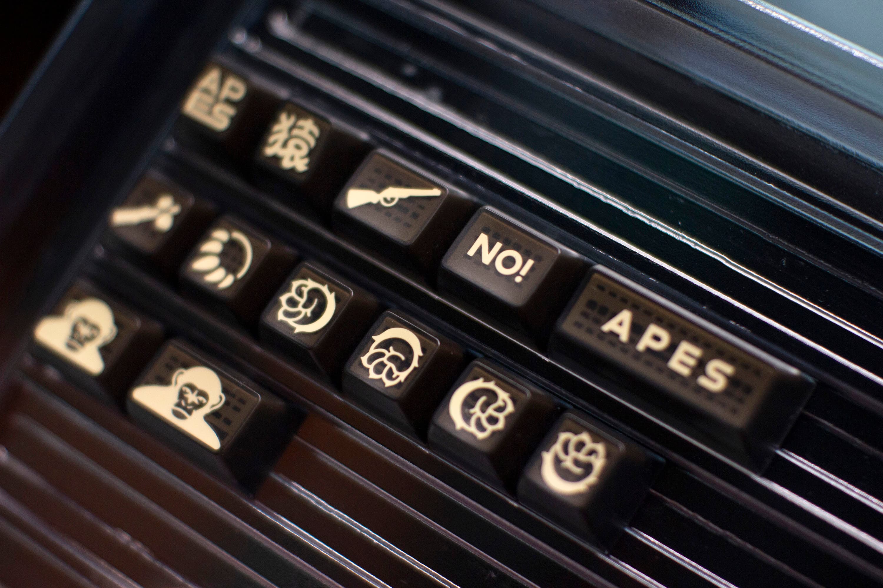 DOMIKEY X GLOVE TIGER SA PROFILE ABS DOUBLESHOT KEYCAPS image 8