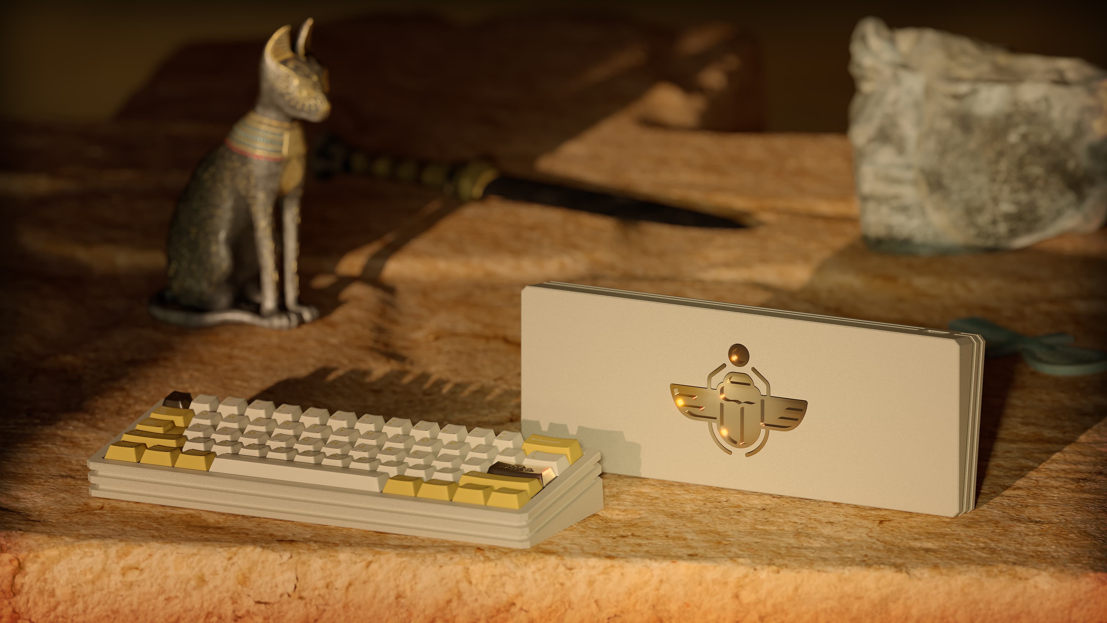 Scarab 𓆣 - 60% Ancient Egyptian Themed Keyboard image 11