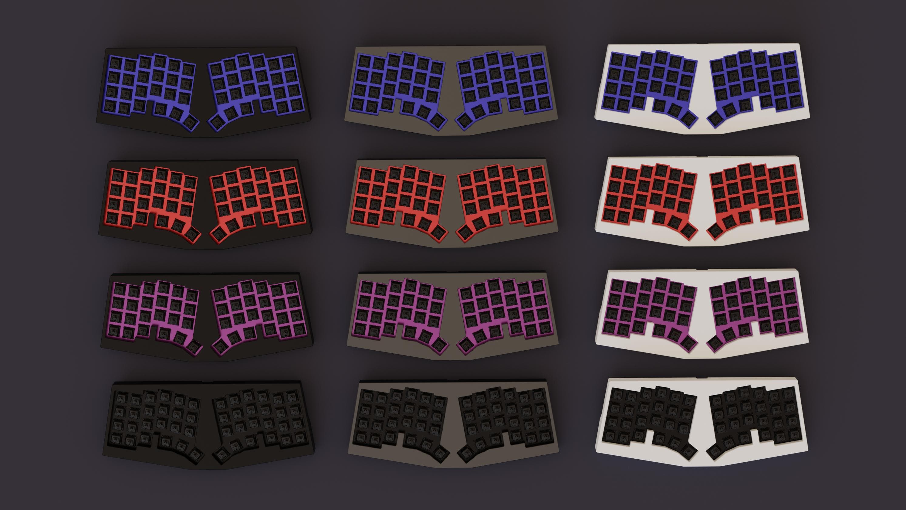 Cornelius - Gasket mounted 40% column staggered keyboard image 4