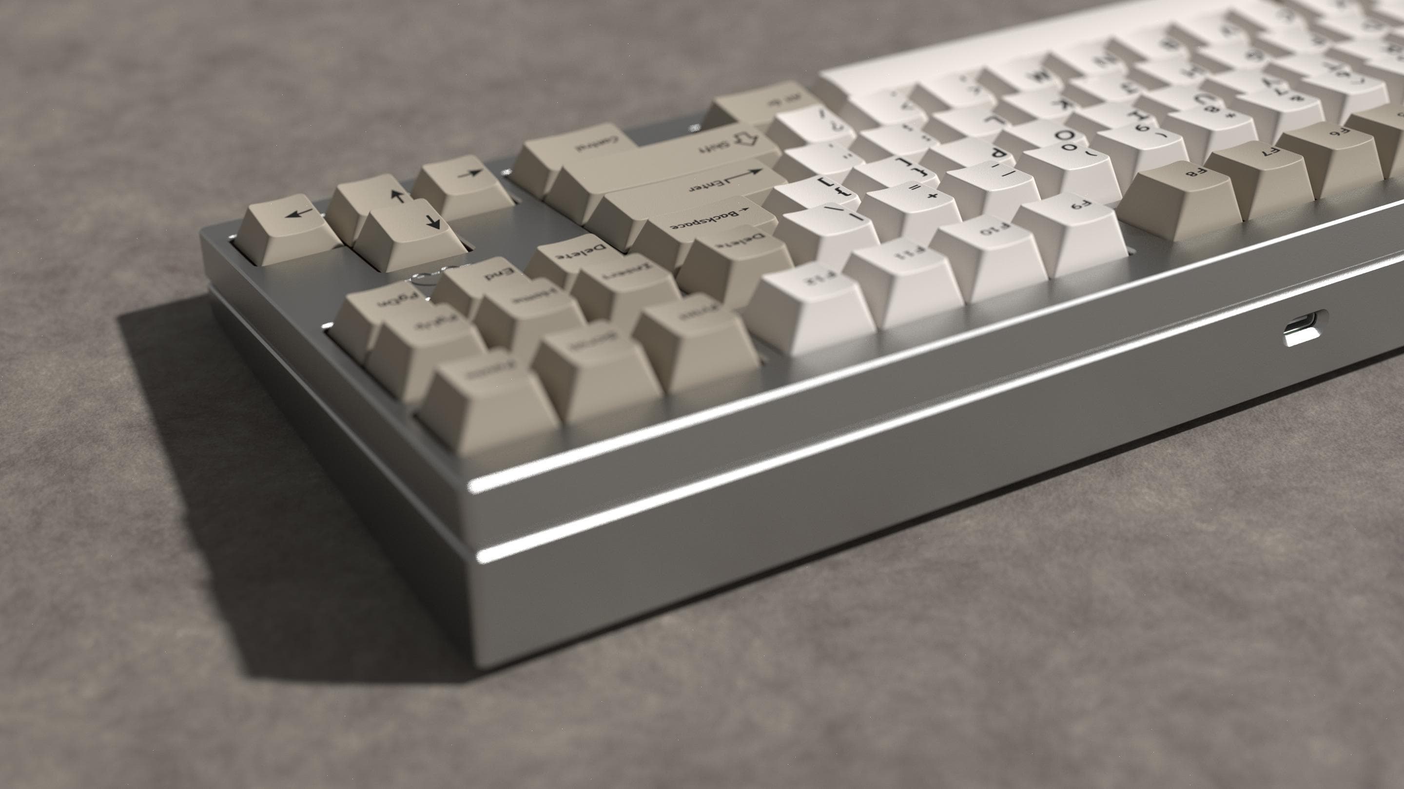 Geekark Comic Sans MS Beige/White on Black image 9