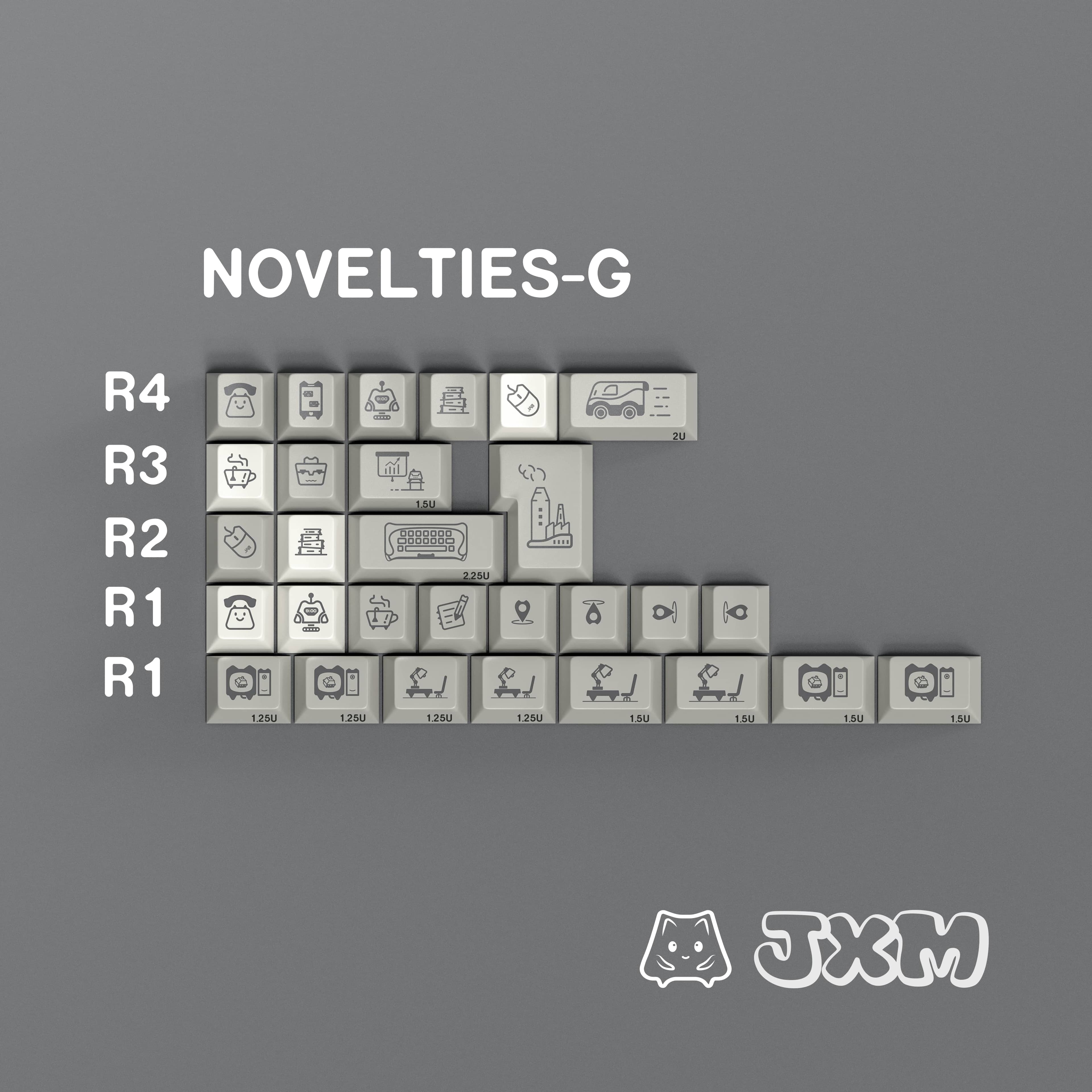 JXM KEYCAPS-Vitality Image in Working State image 7