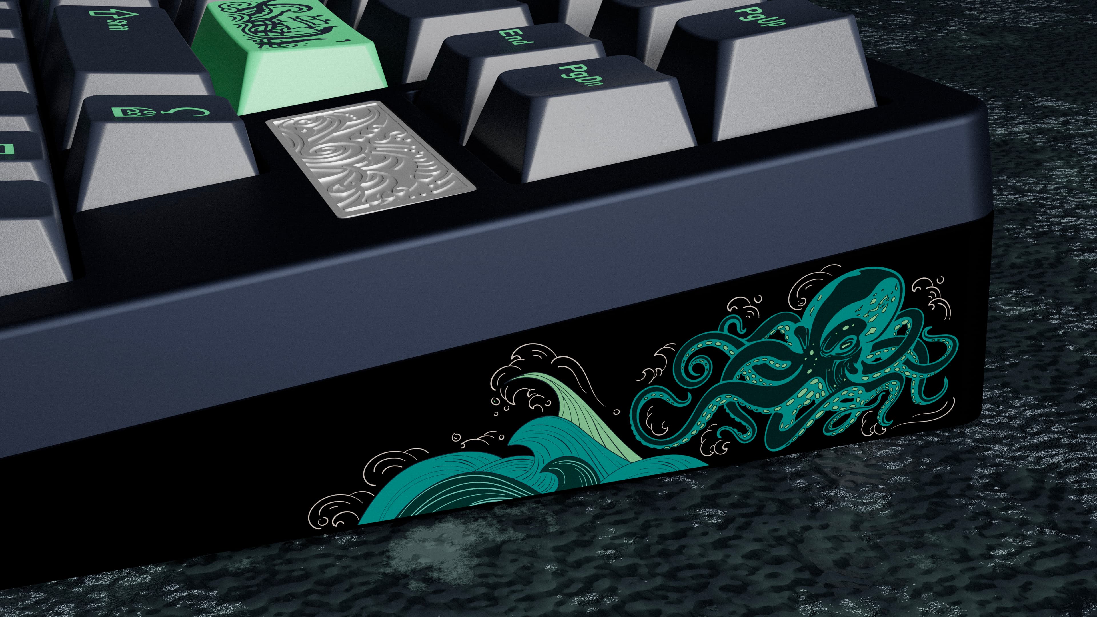 Ikki68 Aurora V2-3D Badge|Alu-PC-Stitched Plate|Tri-mode PCB|Aurora Pad image 14