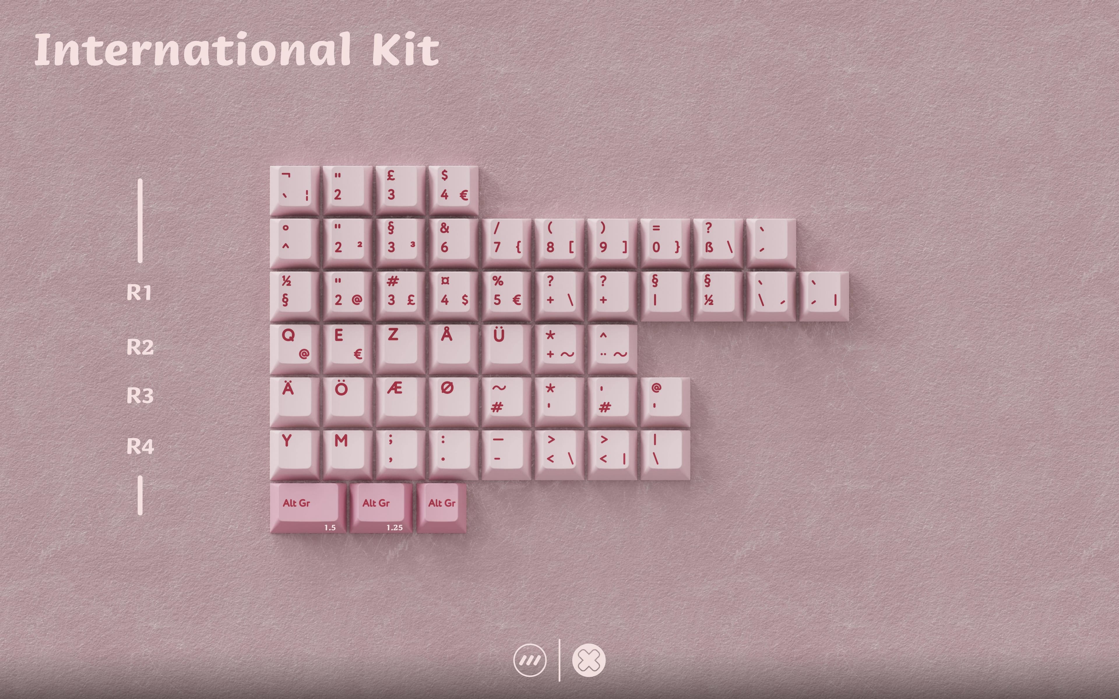 PBTfans Doubleshot/Tribleshot Rim PBT Keycaps image 10