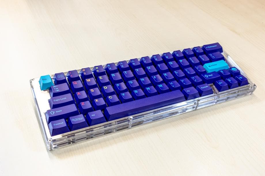 Krado66 - A "Destaggered" 65% Ortholinear Keyboard