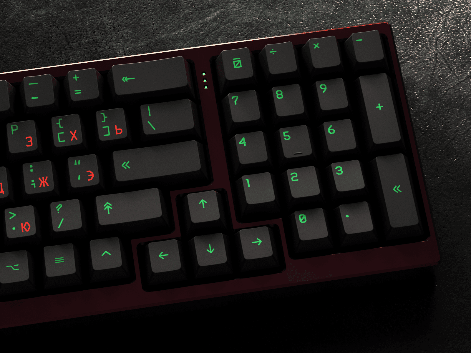 PBT Neuromantic (Glow in the Dark Cherry Keycaps) - Updated image 12