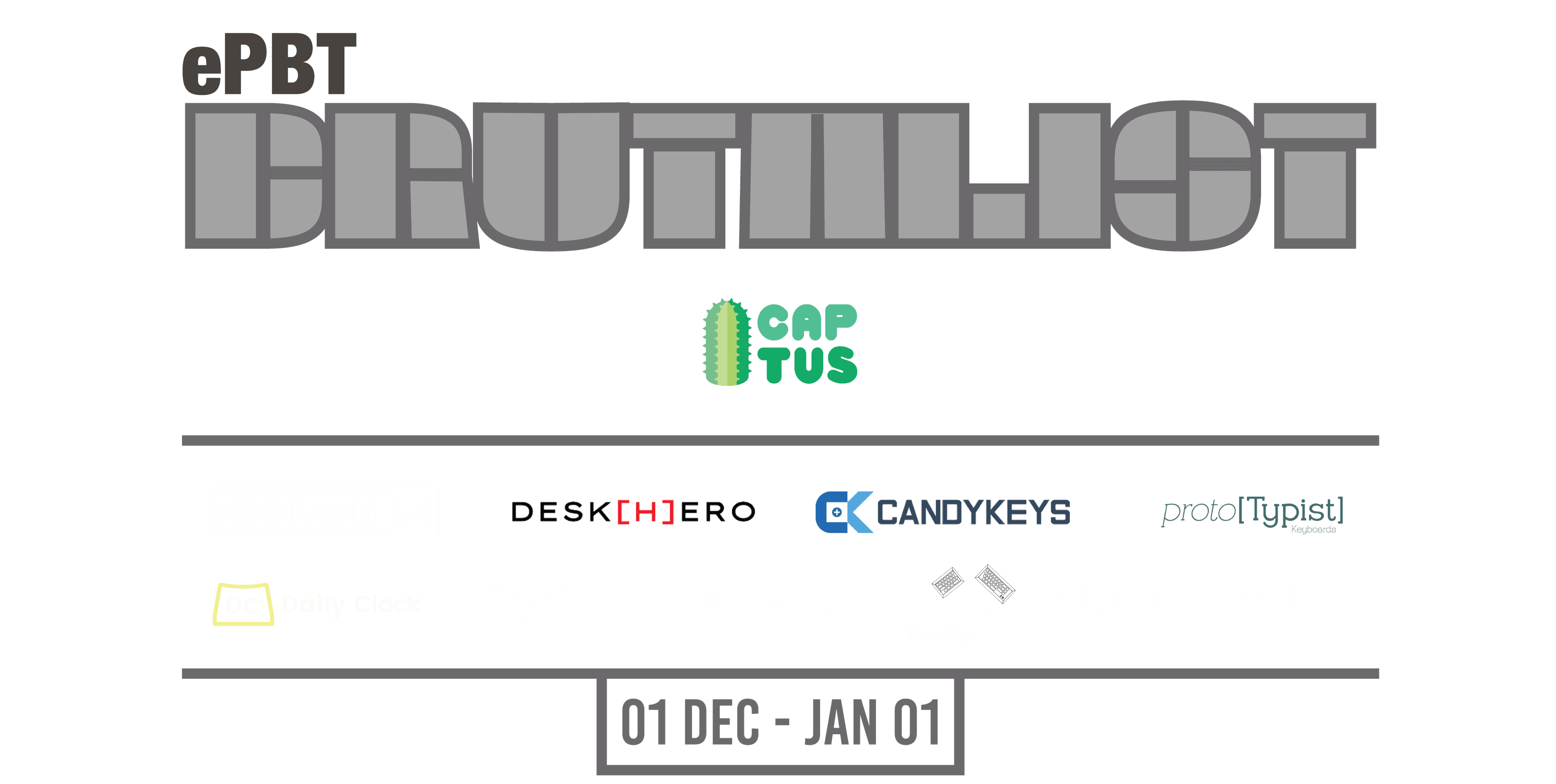 ePBT Brutalist | GB live!