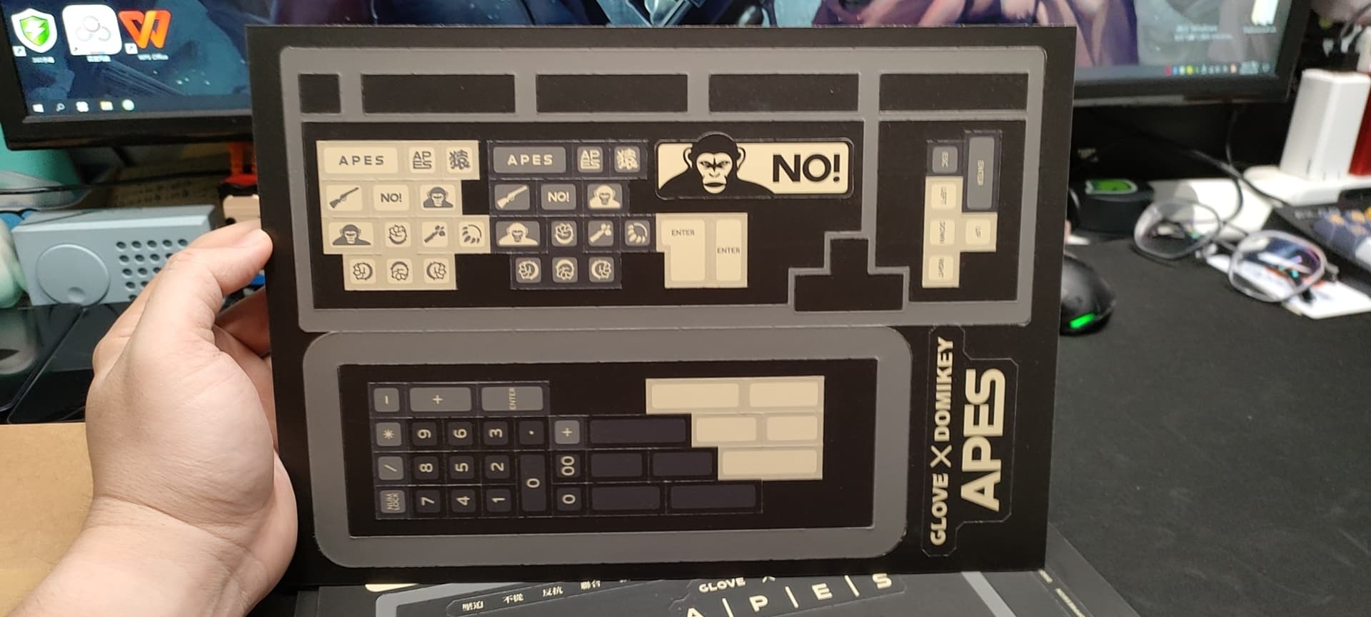 Domikey X GLOVE APES THEME PRODUCTS Keycaps & keyboard & Switchs & Pazzle image 51