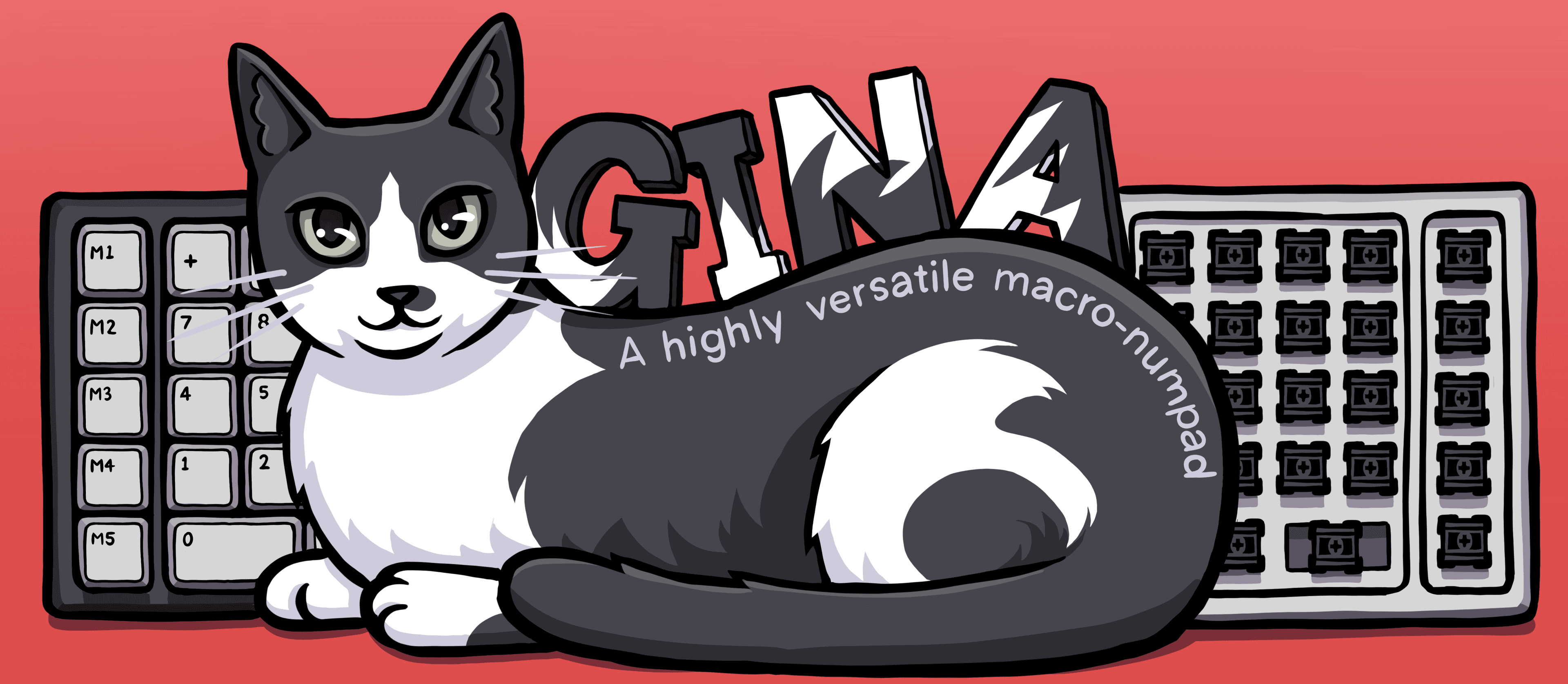 Gina: A Highly Versatile Macro-Numpad - Pricing, GB Dates & Vendors Update