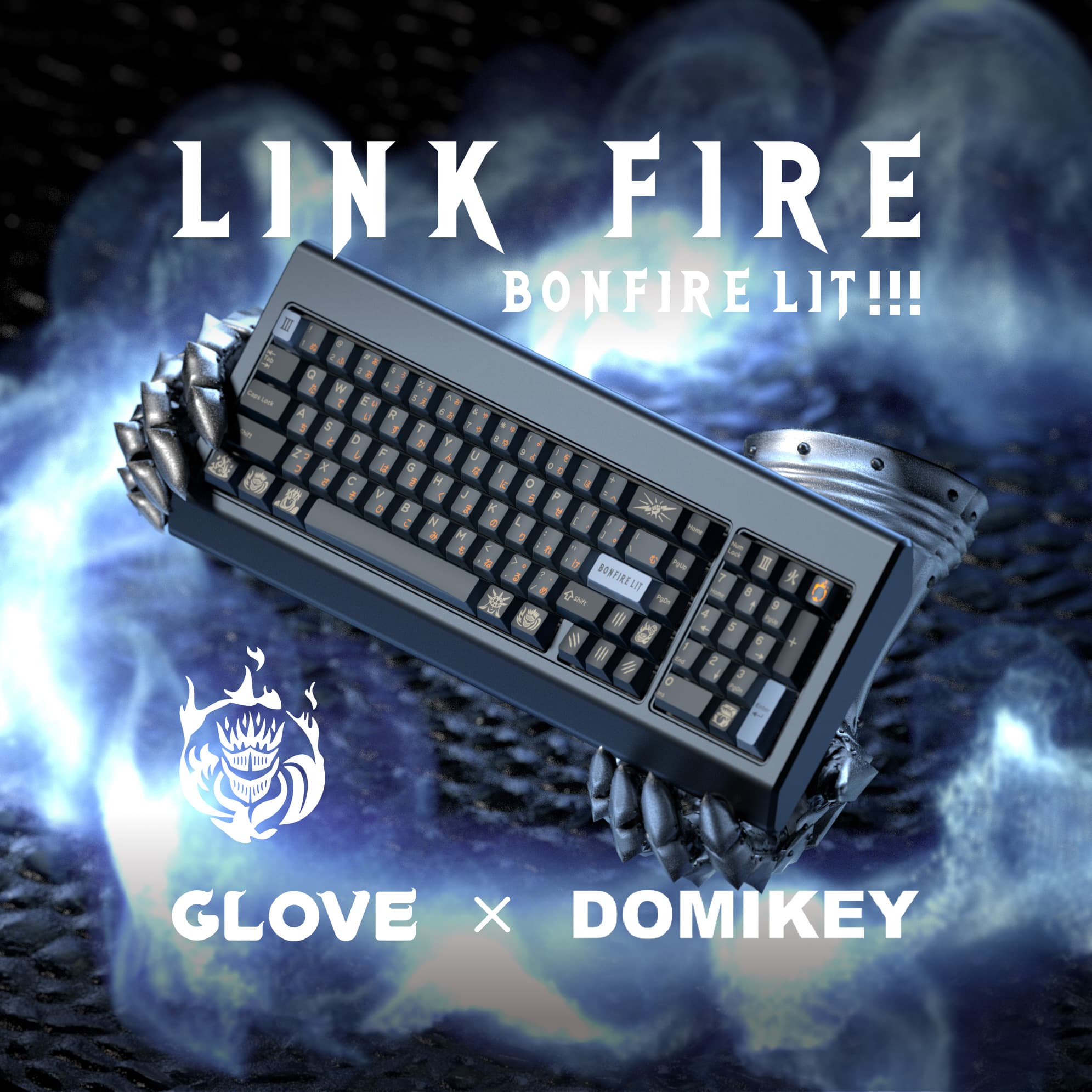 DOMIKEY X GLOVE LINK FIER KEYCAPS image 25
