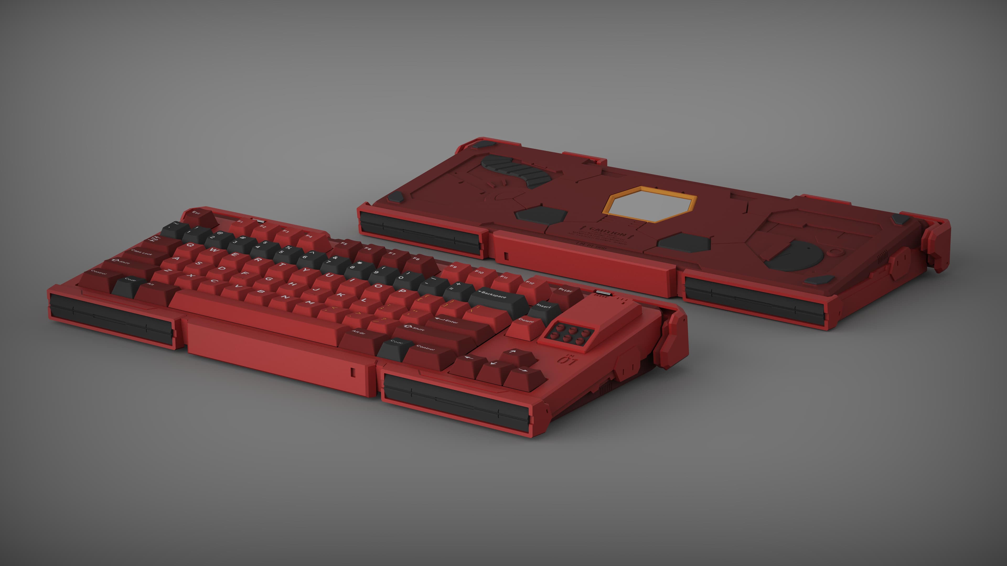 【IC】EM-01 80% Mecha-Themed Keyboard (by Zero G) image 10