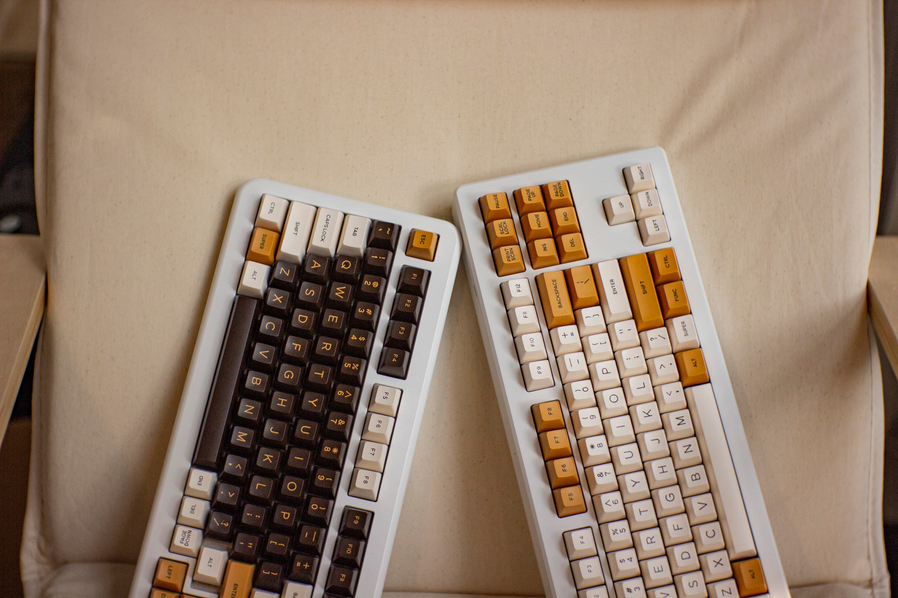 DOMIKEY X GLOVE TIGER SA PROFILE ABS DOUBLESHOT KEYCAPS