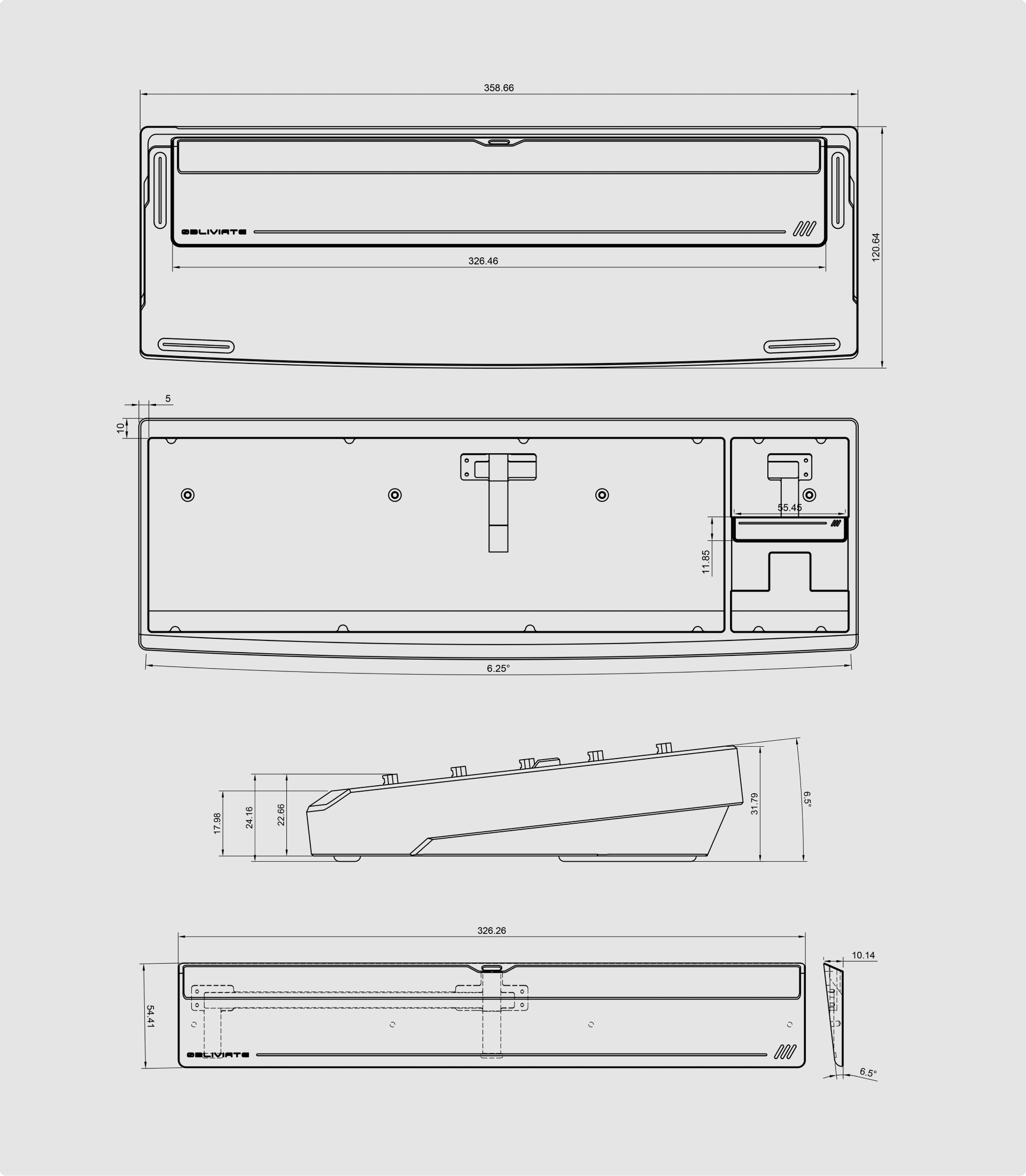 ØBLIVIATE • FRL TKL O-Ring Mounted Keyboard image 17
