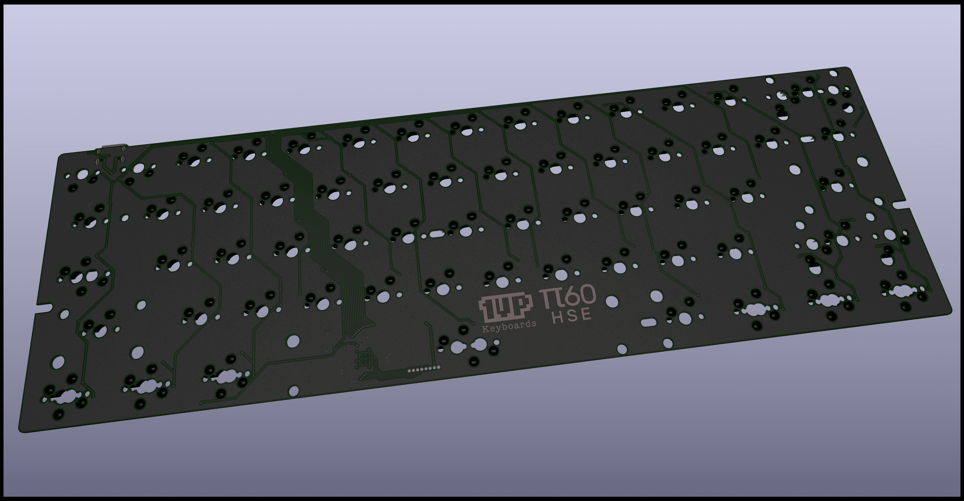 𝝅60 - a RP2040 powered 60% PCB image 7