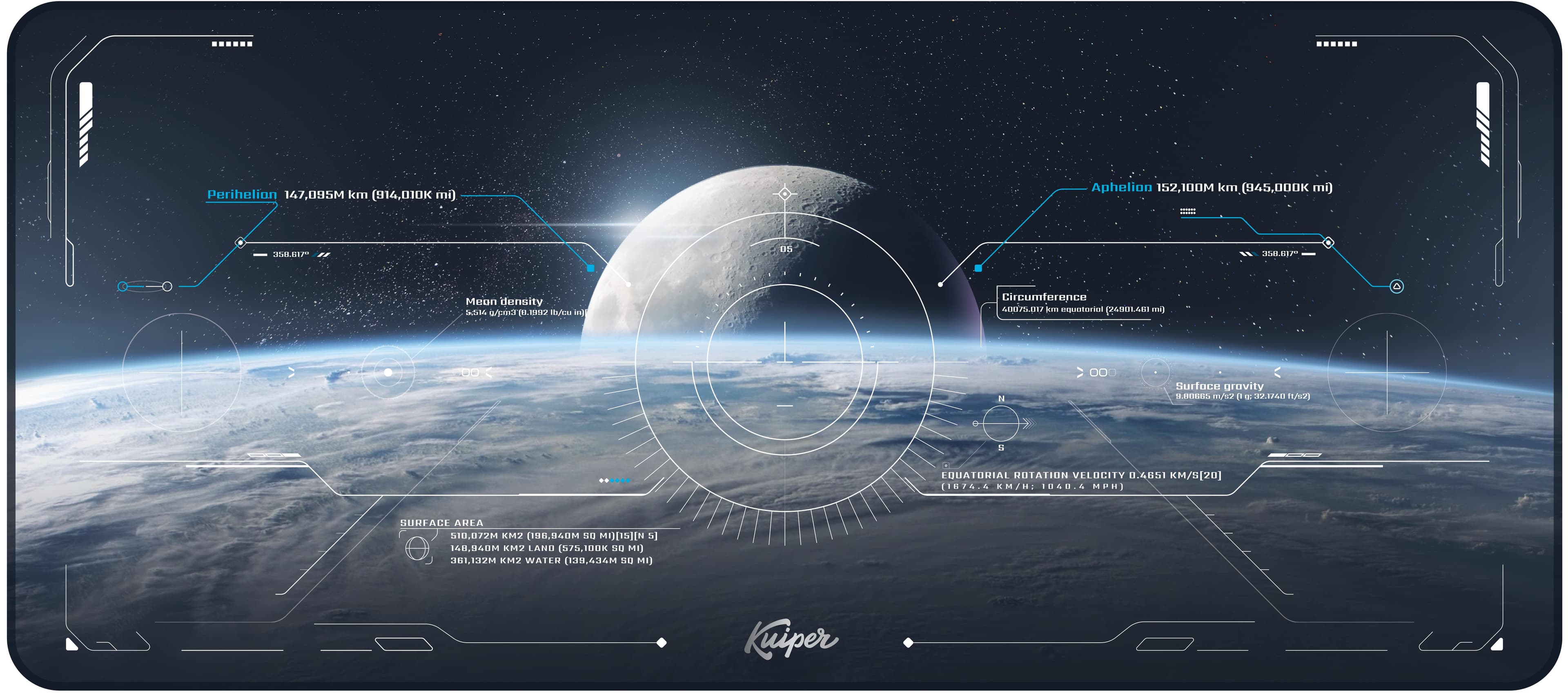 Space Themed Mouse Pads