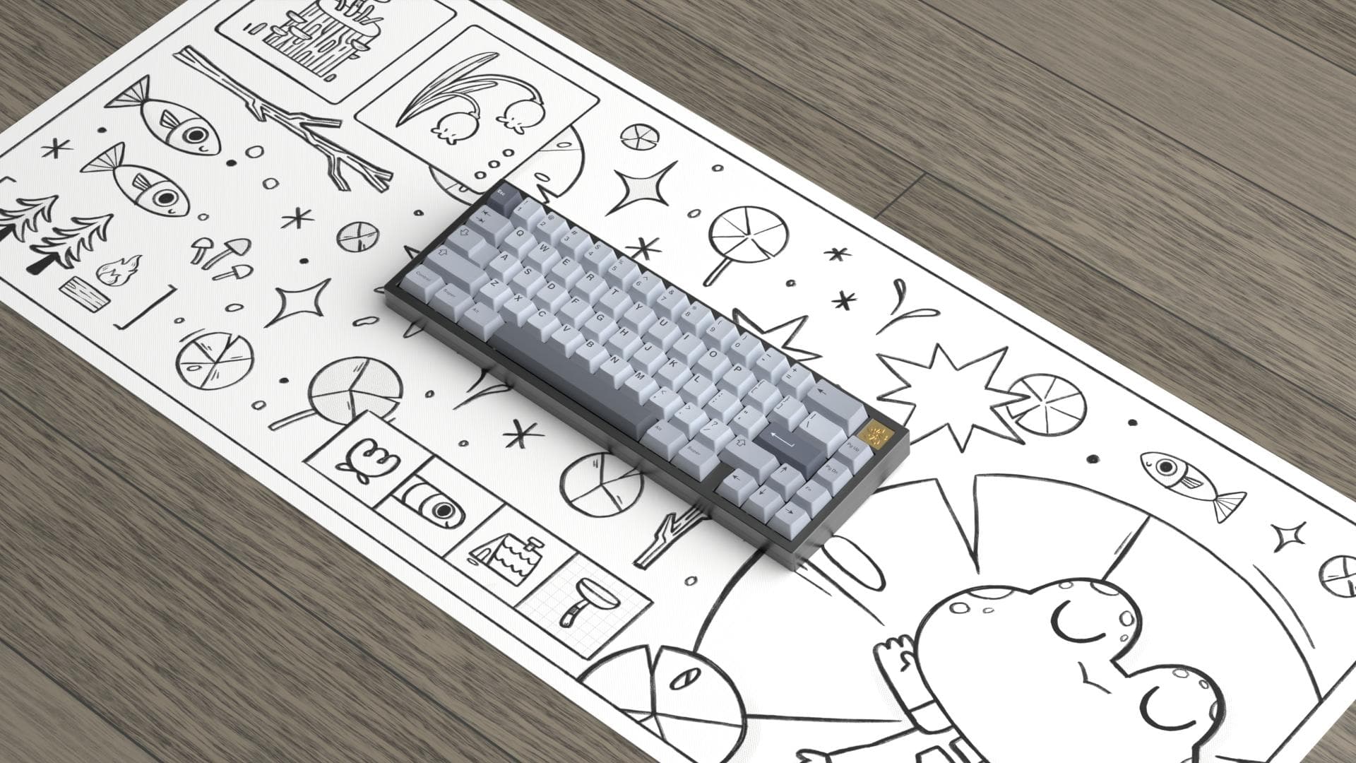 Swamp Frog Desk Mat [Added colorways(now 5!) and vendors list!] image 9