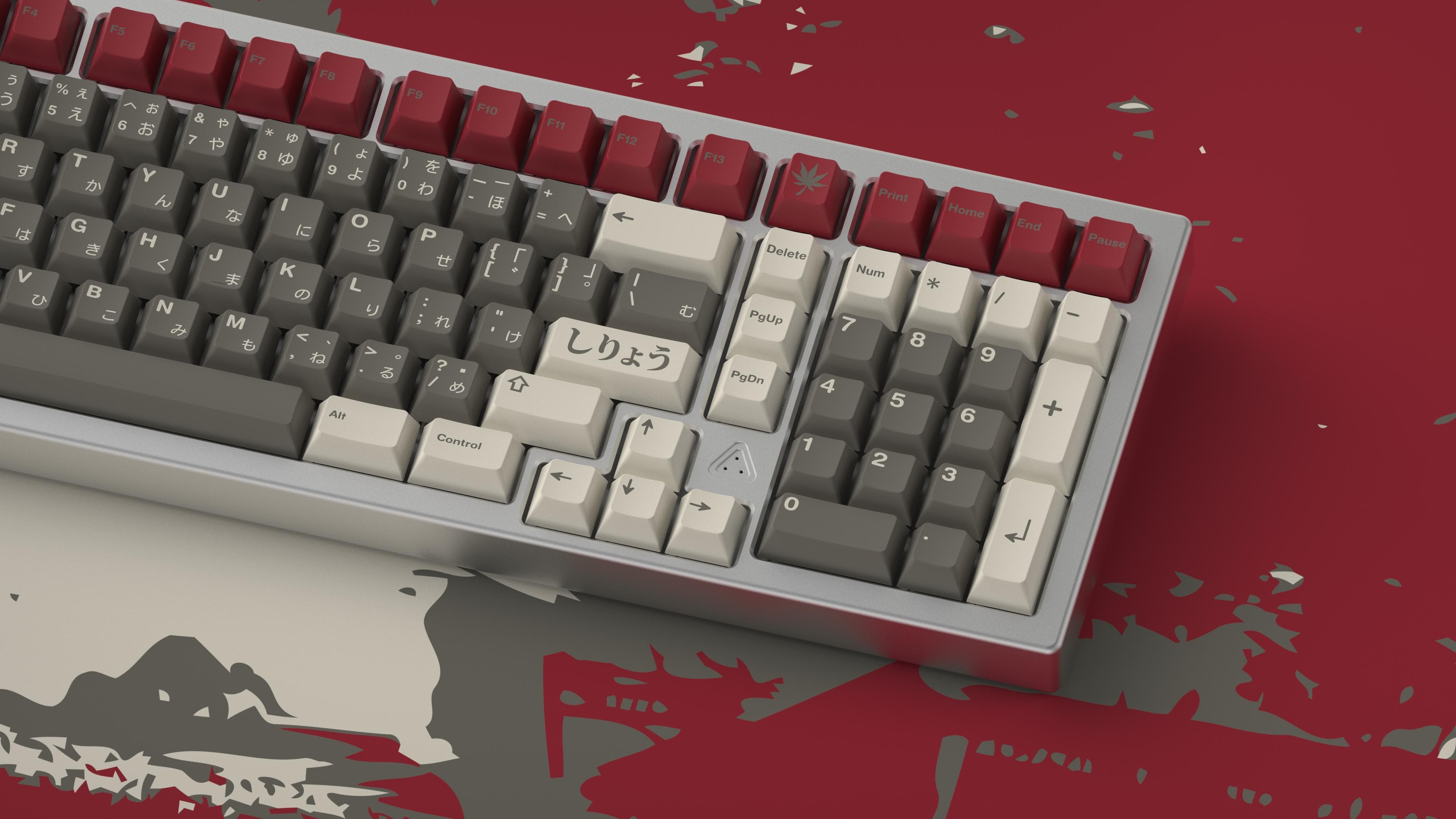 GMK Shiryō - Luxe Cables added and Ato Works artisan renders image 6