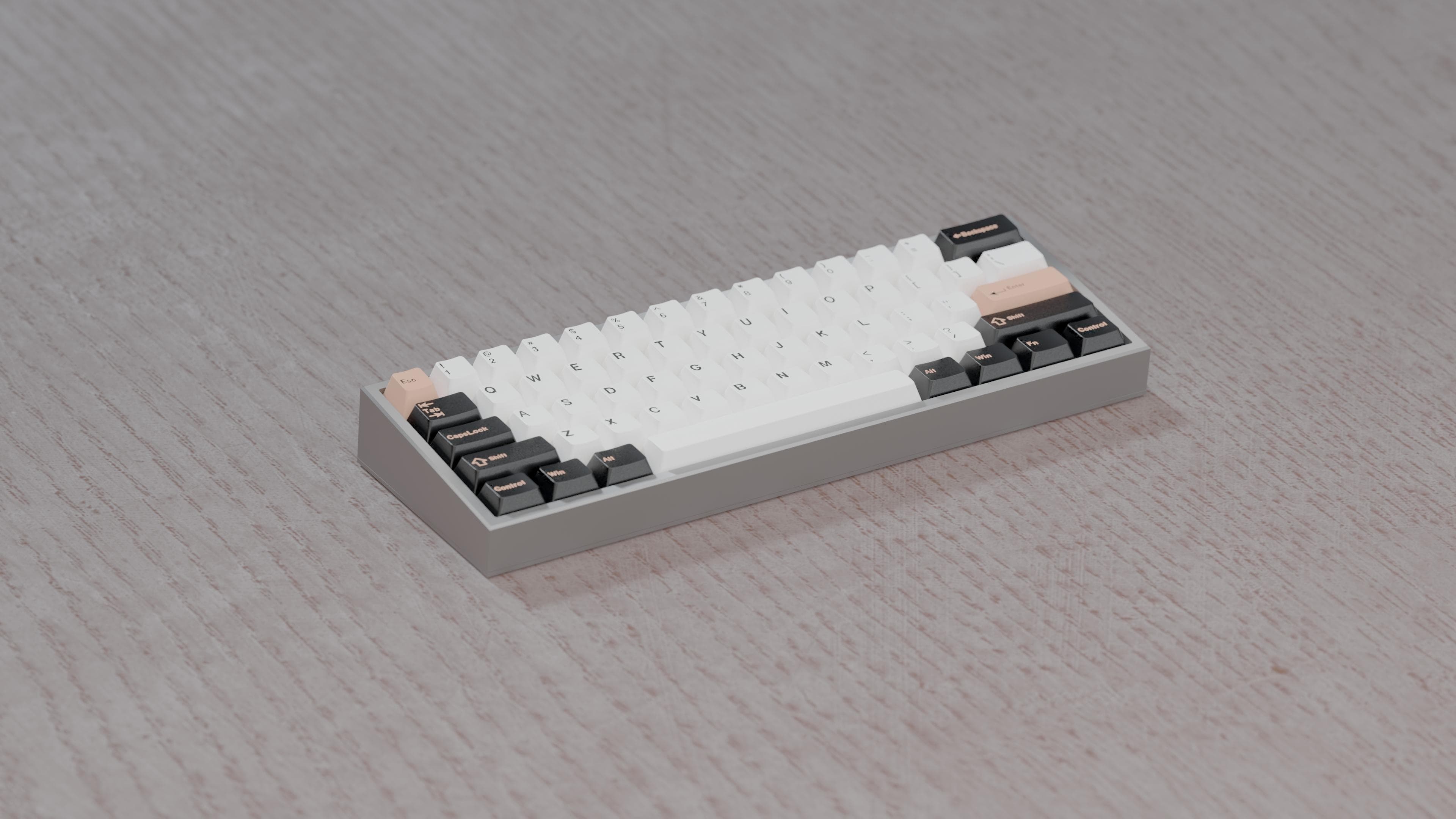 Oxalis60 - A 60% integrated-plate mount keyboard - UPDATED price + colors