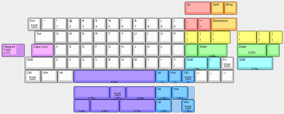 Krado66 - A "Destaggered" 65% Ortholinear Keyboard image 4