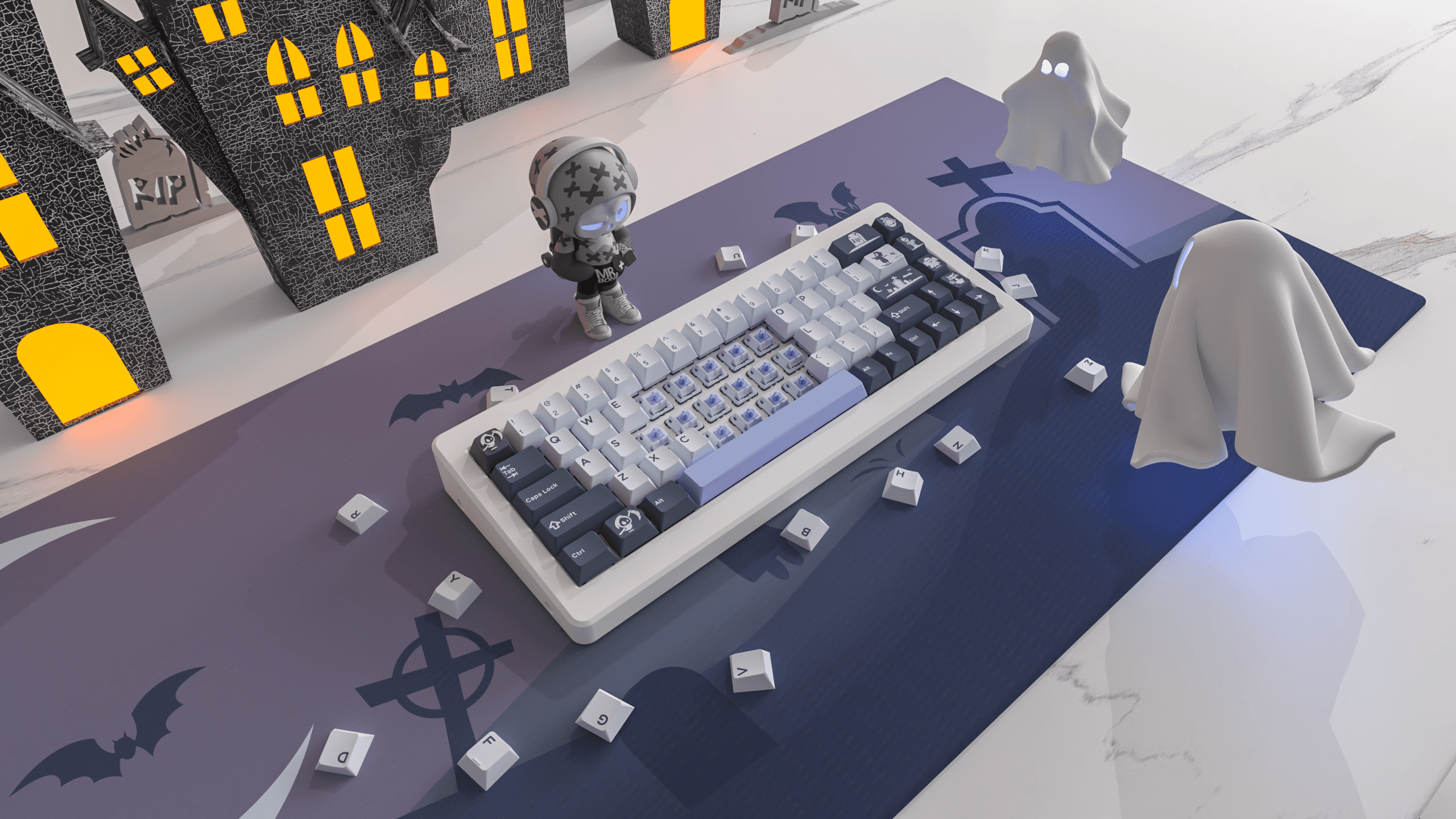 Domikey X Zero-G Studio - [ Midnight ] Keycaps image 15