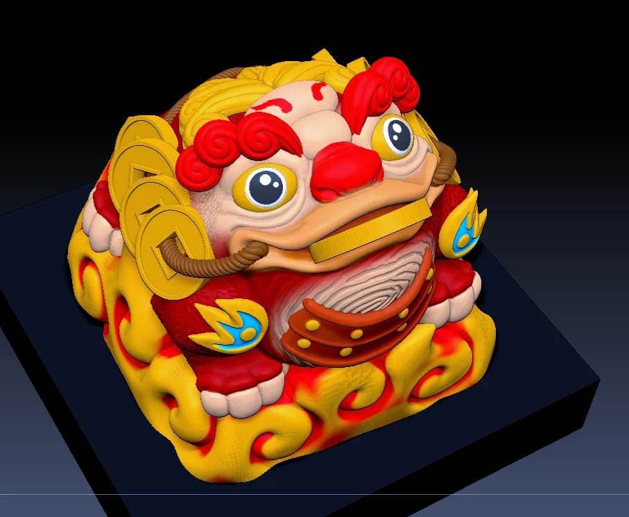 ICONLABS x ICONKEYCAPS Artisan Keycap | The Holy Toad that brings fortune image 5