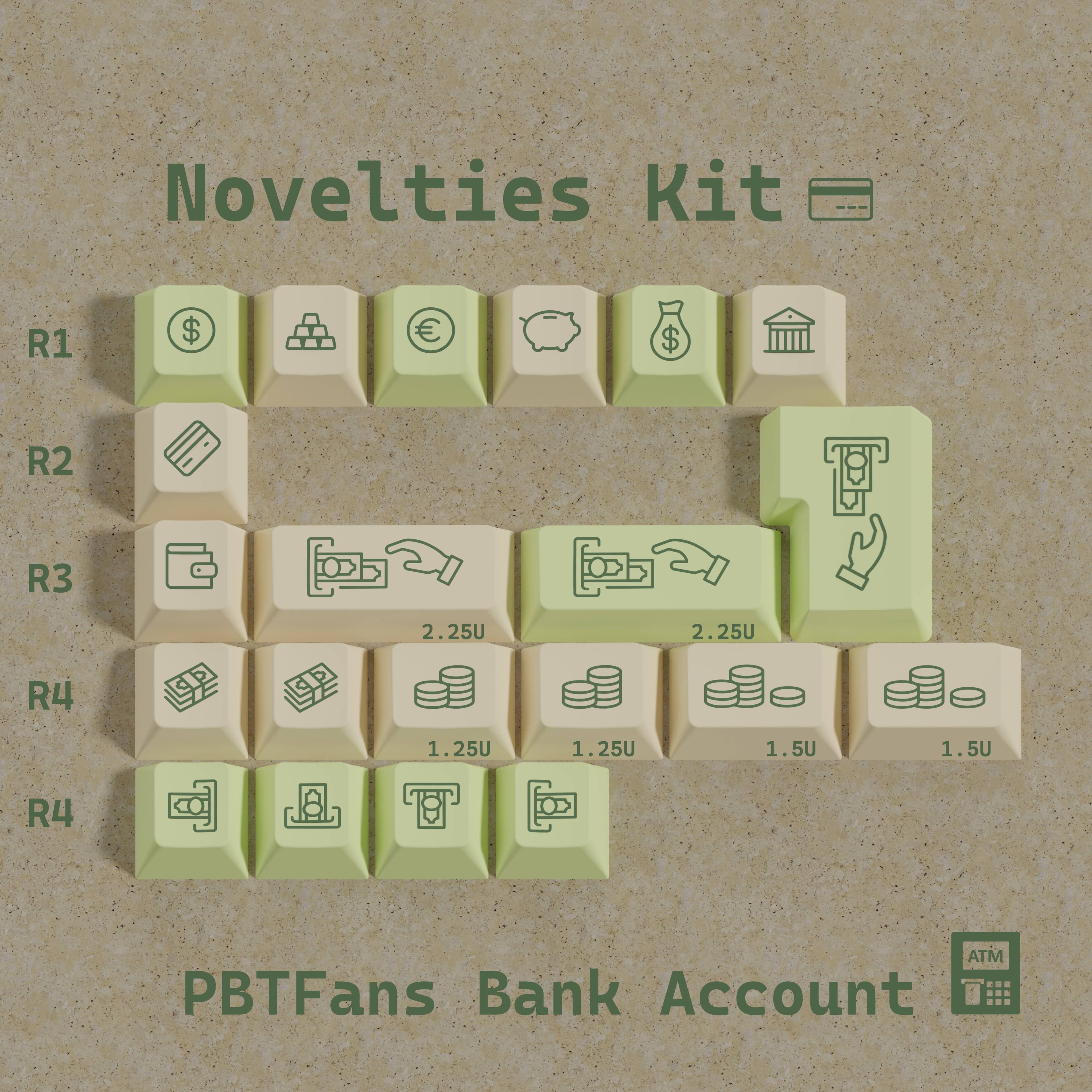 PBTfans Bank Account | Artisan Keycap image 4
