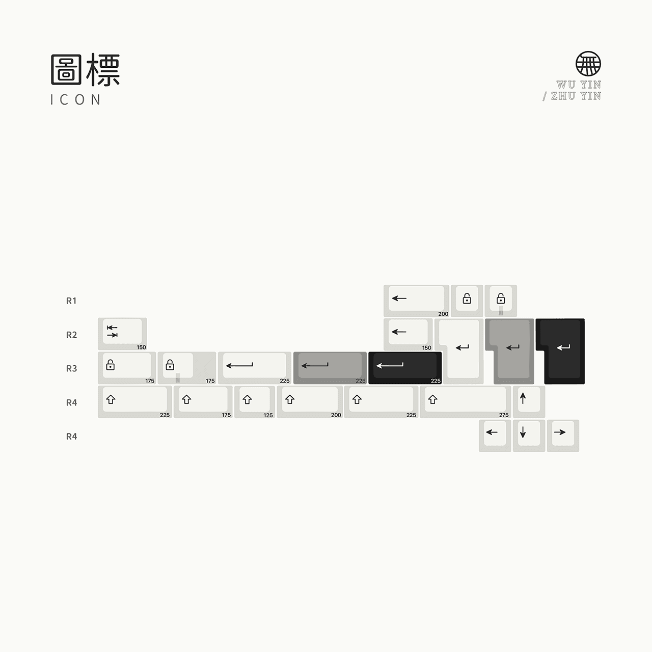 ePBT "無印·WUYINZHUYIN" Keycaps | In stock image 17