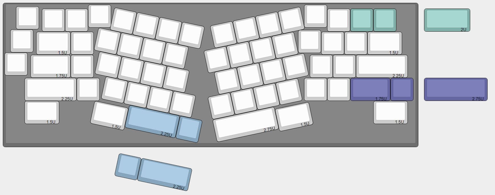 OSAv2 - PC Alice w/ MX and Topre PCBs!!! image 4