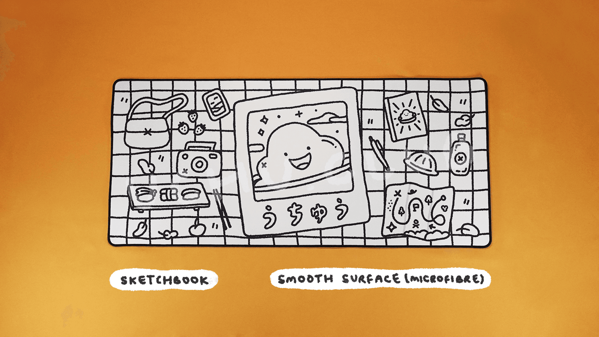 うちゅうのピクニック(uchu no pikuniku) Desk Mat - INSTOCK image 14