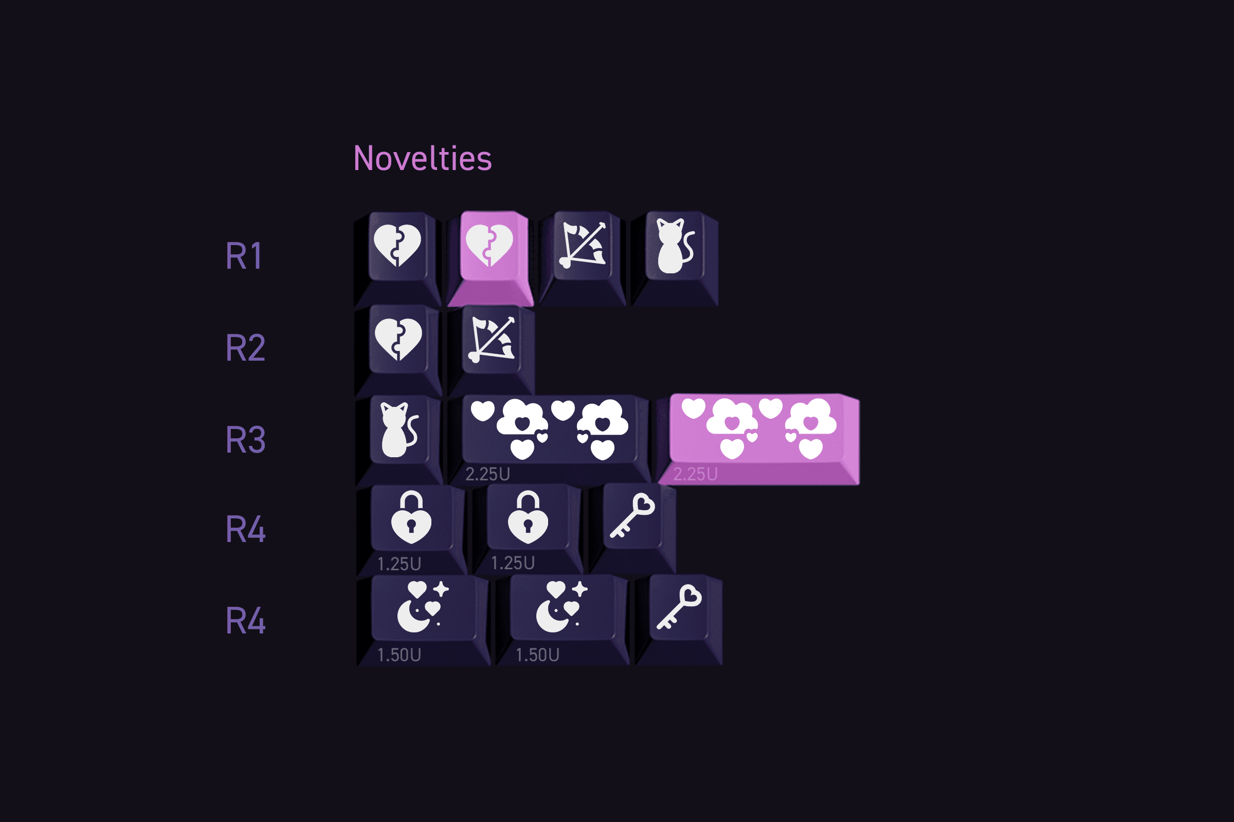 GMK Lilac Girl image 5