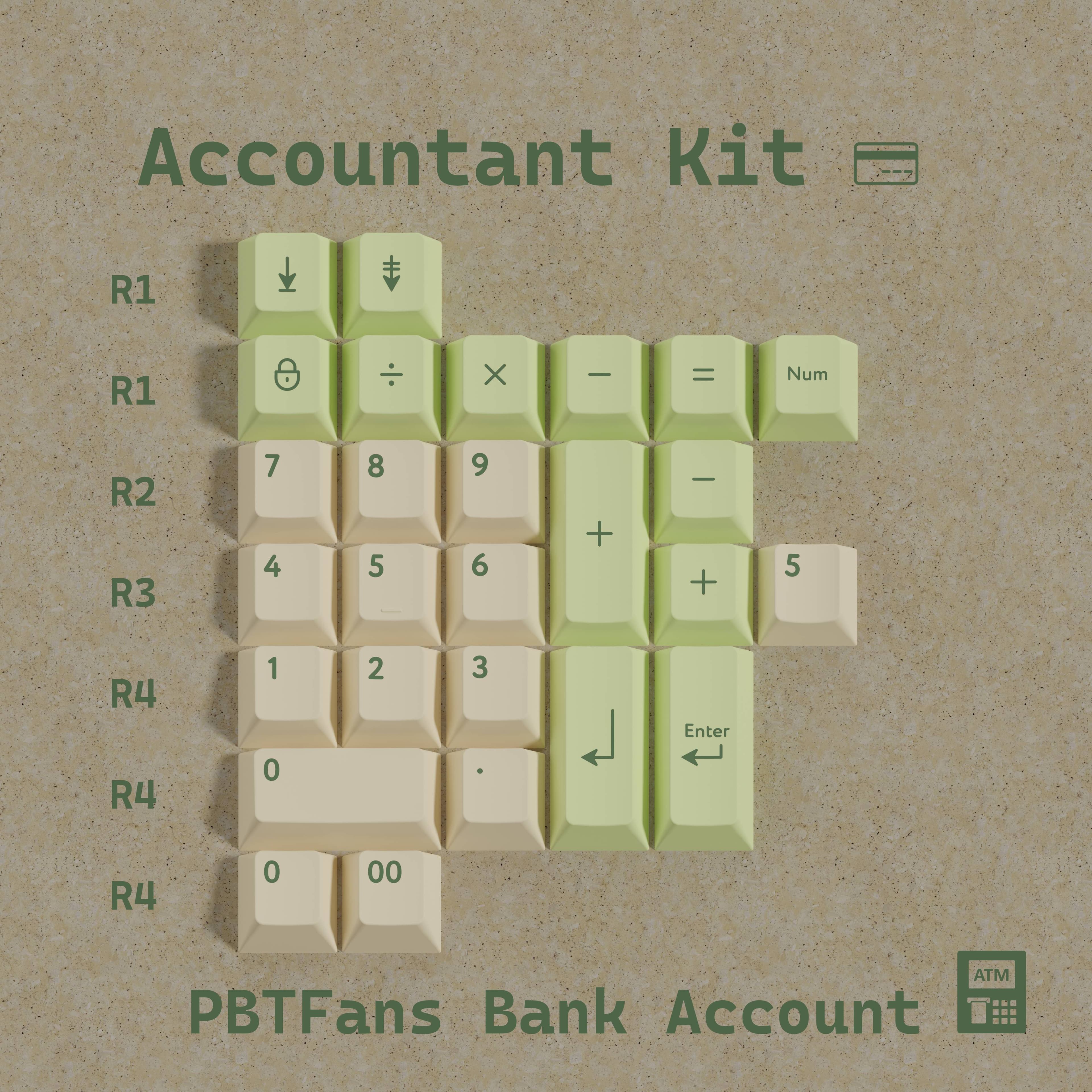 PBTfans Bank Account | Artisan Keycap image 9