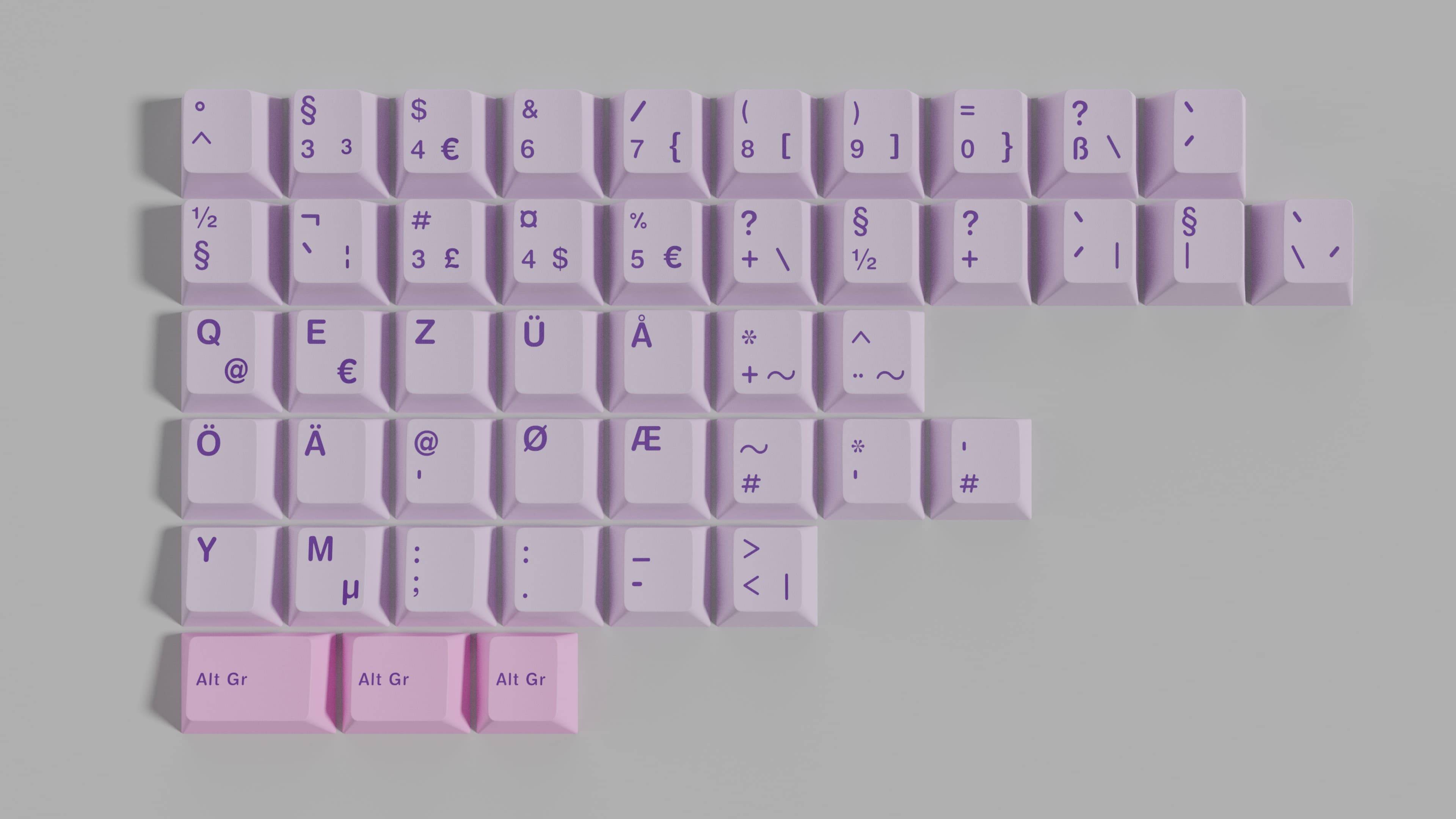 GMK PoP (Purple on Pink) image 4