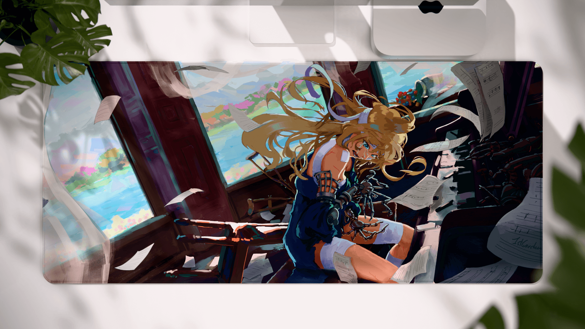 KCH (Keyreative) War Maiden -- Deskmat collab added. image 23