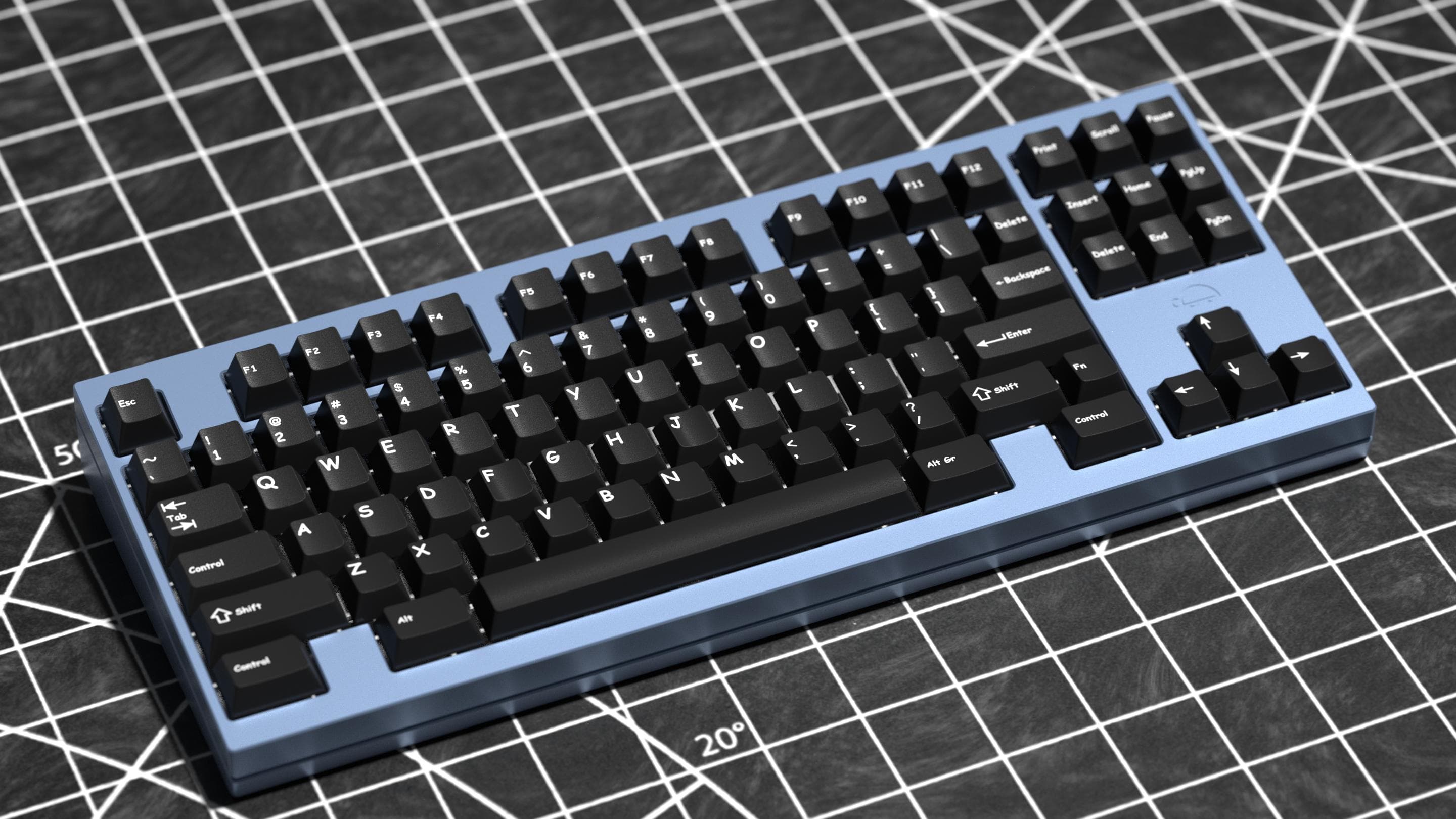 Geekark Comic Sans MS Beige/White on Black image 5