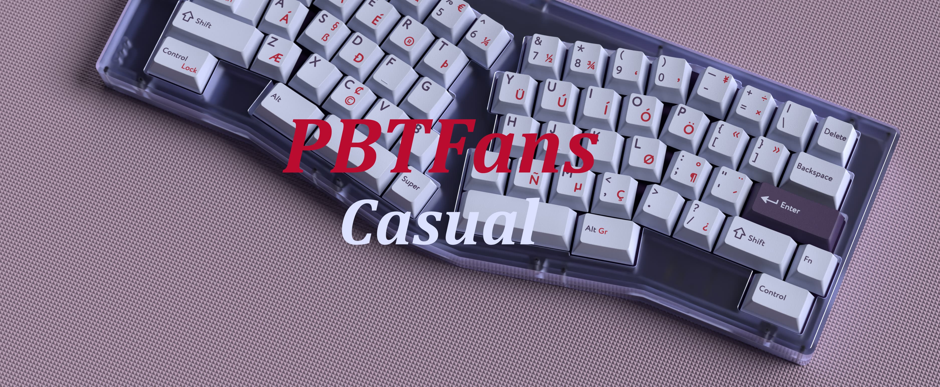 PBTfans Casual丨Added Deskmats and new renders