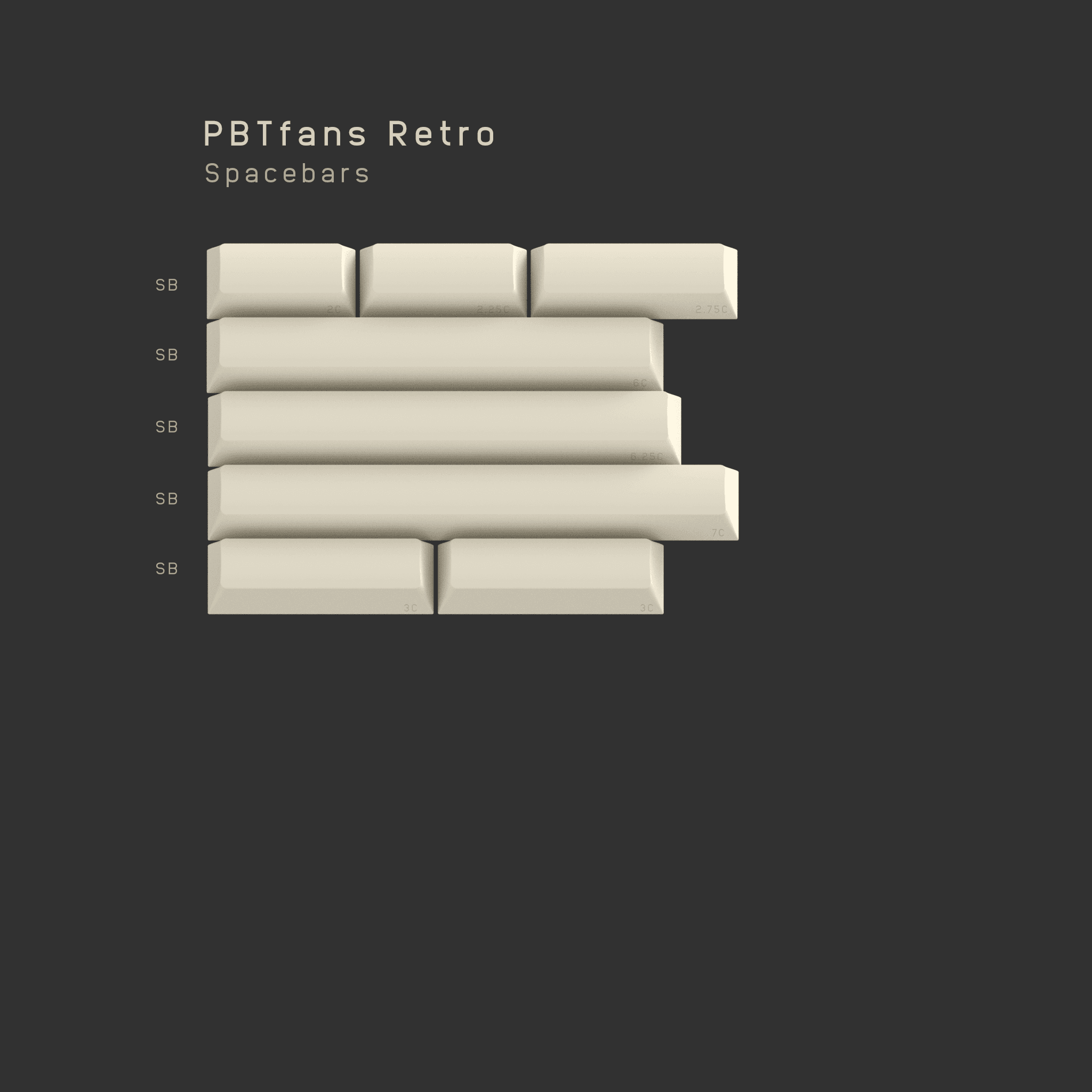 PBTfans Retro | Beige Doubleshot PBT | CMYK & RGBYK Add-on |Added More Kits image 10