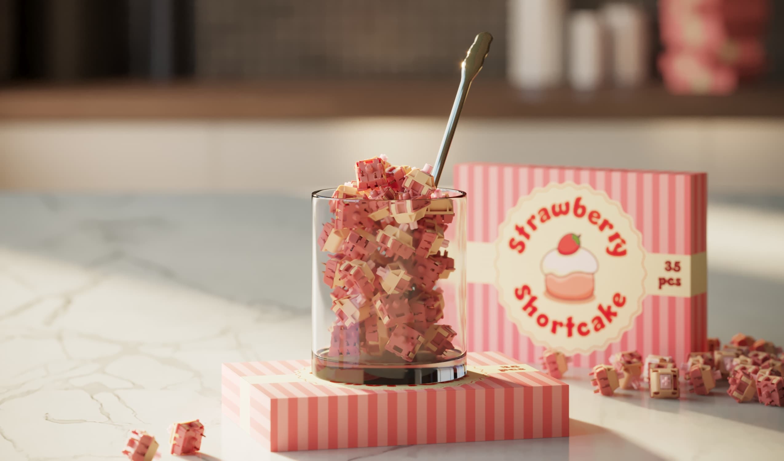 Strawberry Short Cake Linear Switch *updated vendor and date*