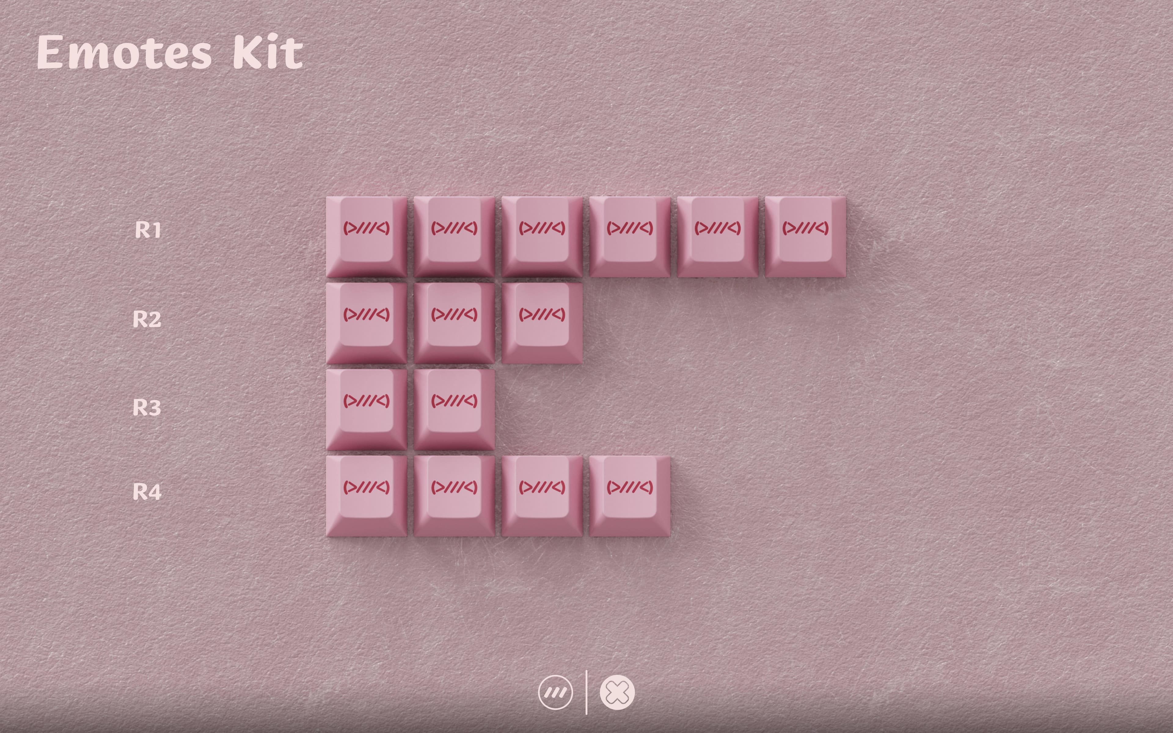 PBTfans Doubleshot/Tribleshot Rim PBT Keycaps image 7