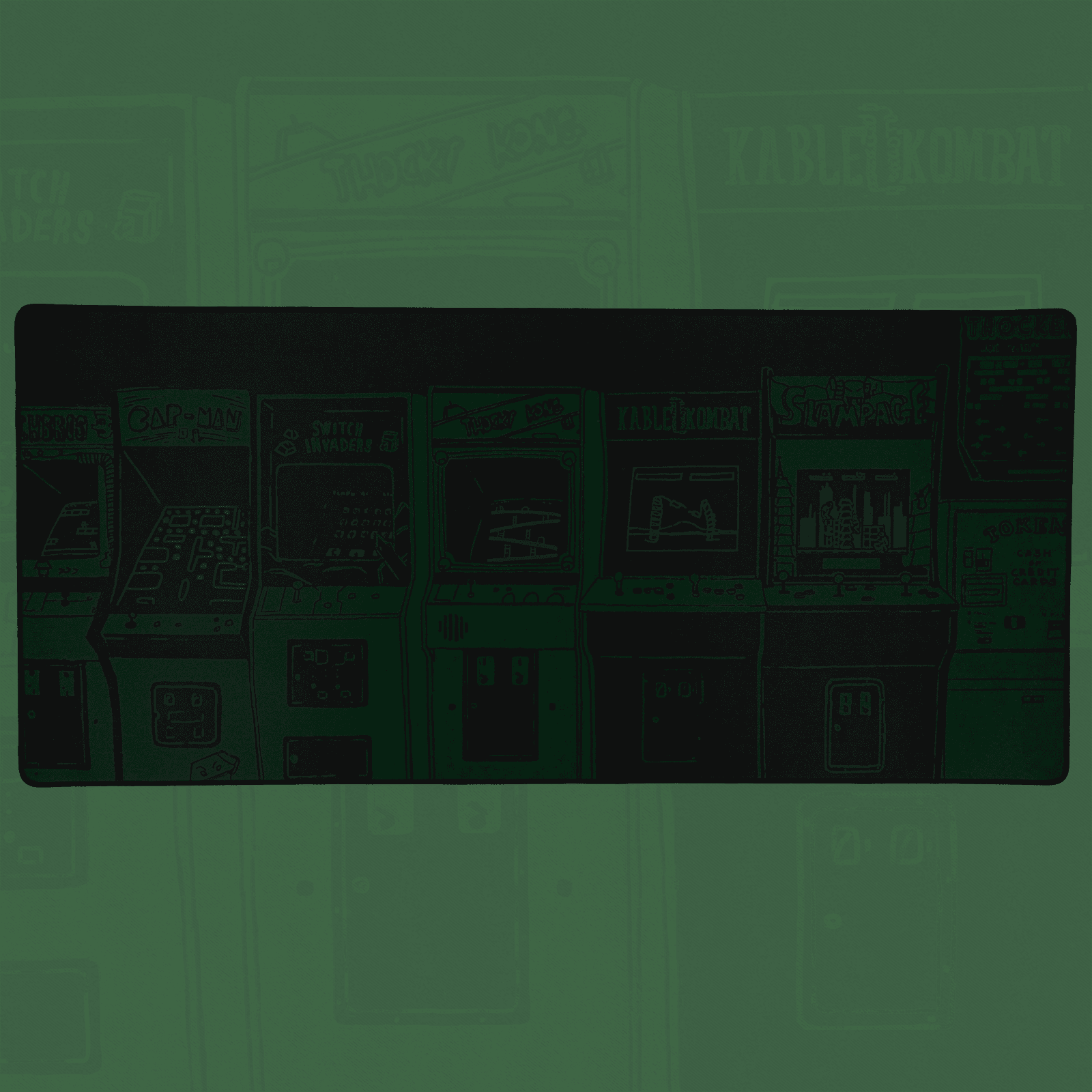 Mechade | Arcade Themed Desk Mat | GB Live image 5