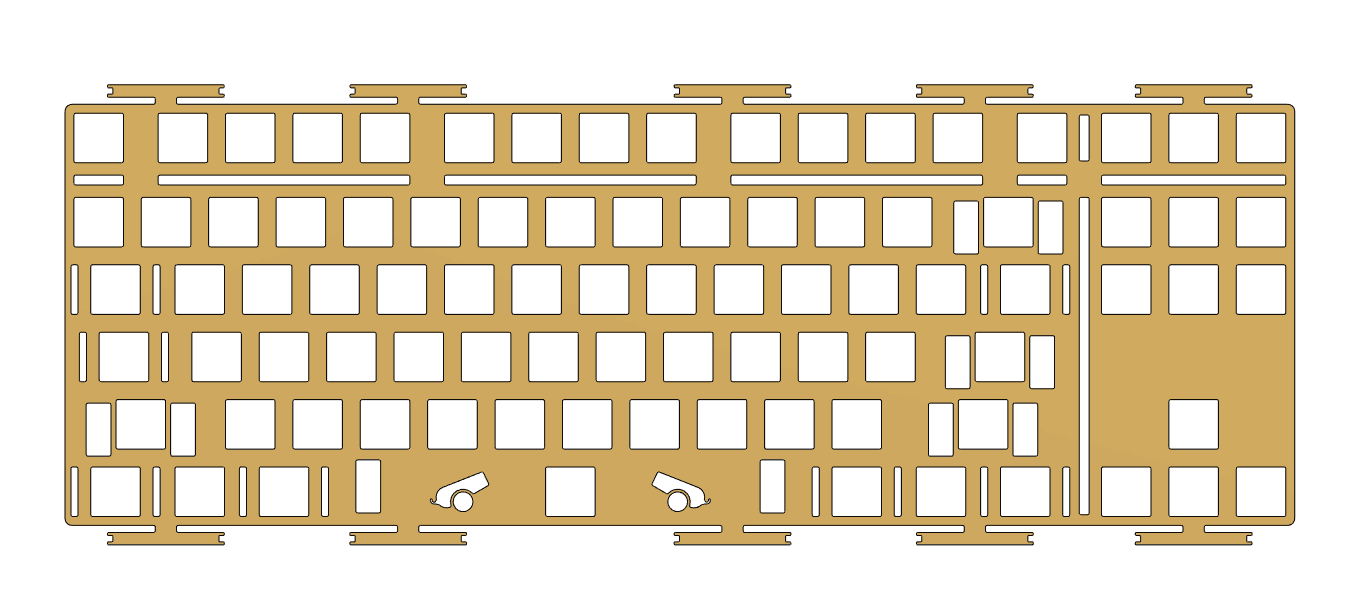 Ripple TKL - New F13 TKL from CannonKeys with an unusual mounting style image 8