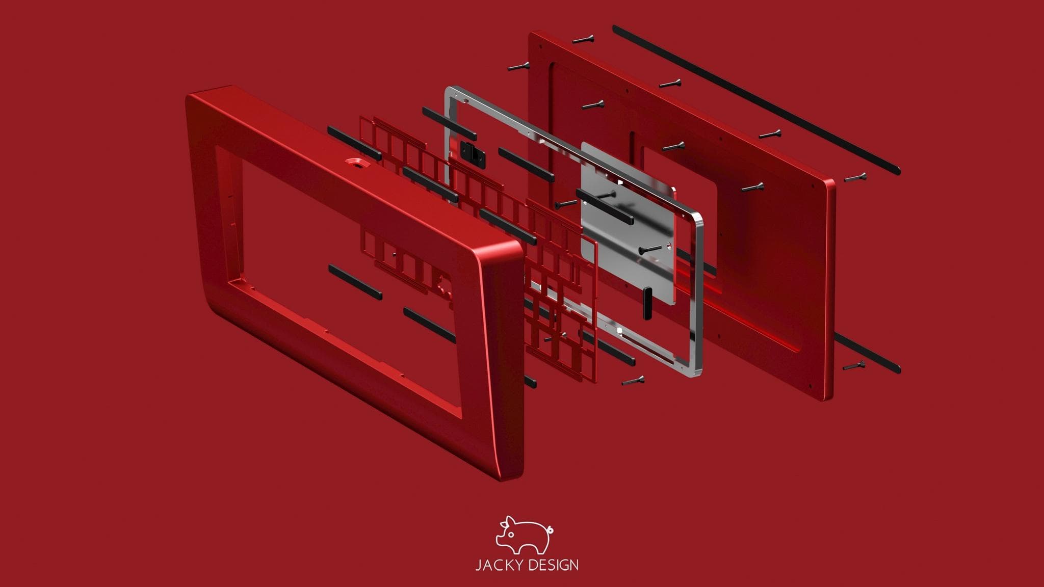 Piggy - 60% Gasket( inner frame) keyboard -(GB open!) image 18