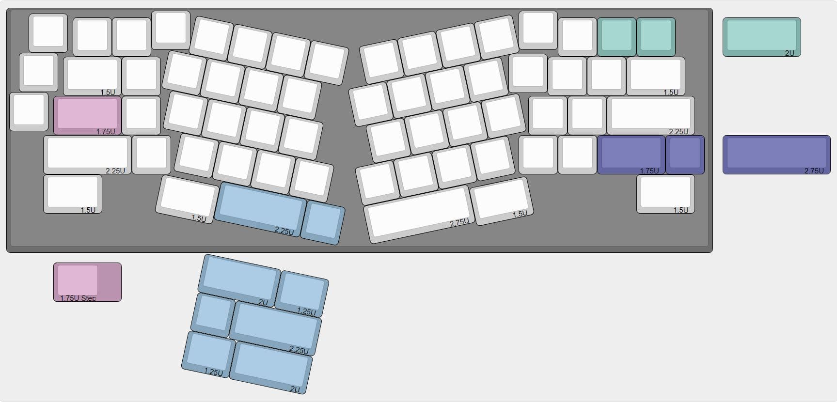 OSAv2 - PC Alice w/ MX and Topre PCBs!!! image 2