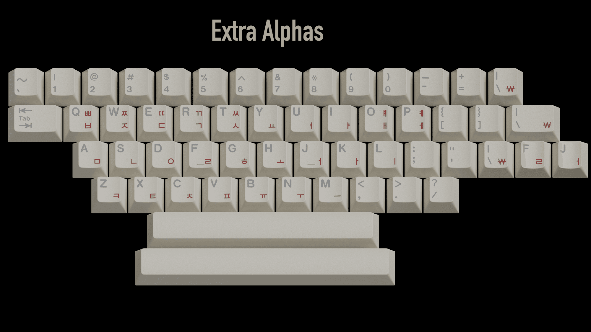 ePBT Simple Hangul - A simple colorway set - GB Live - waiting for GB page image 25