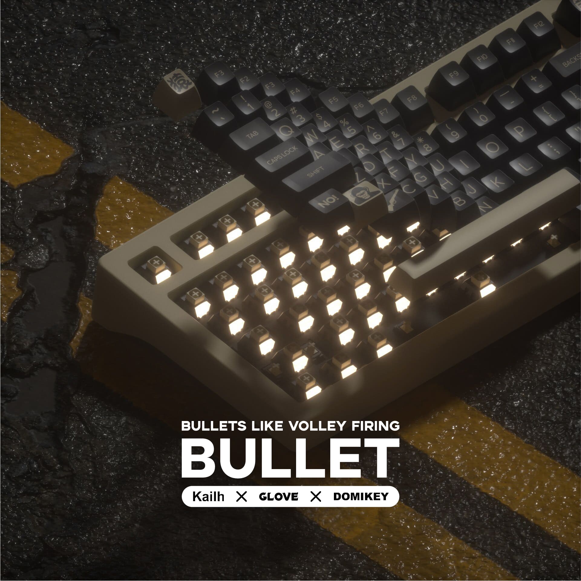 Domikey X GLOVE APES THEME PRODUCTS Keycaps & keyboard & Switchs & Pazzle image 37