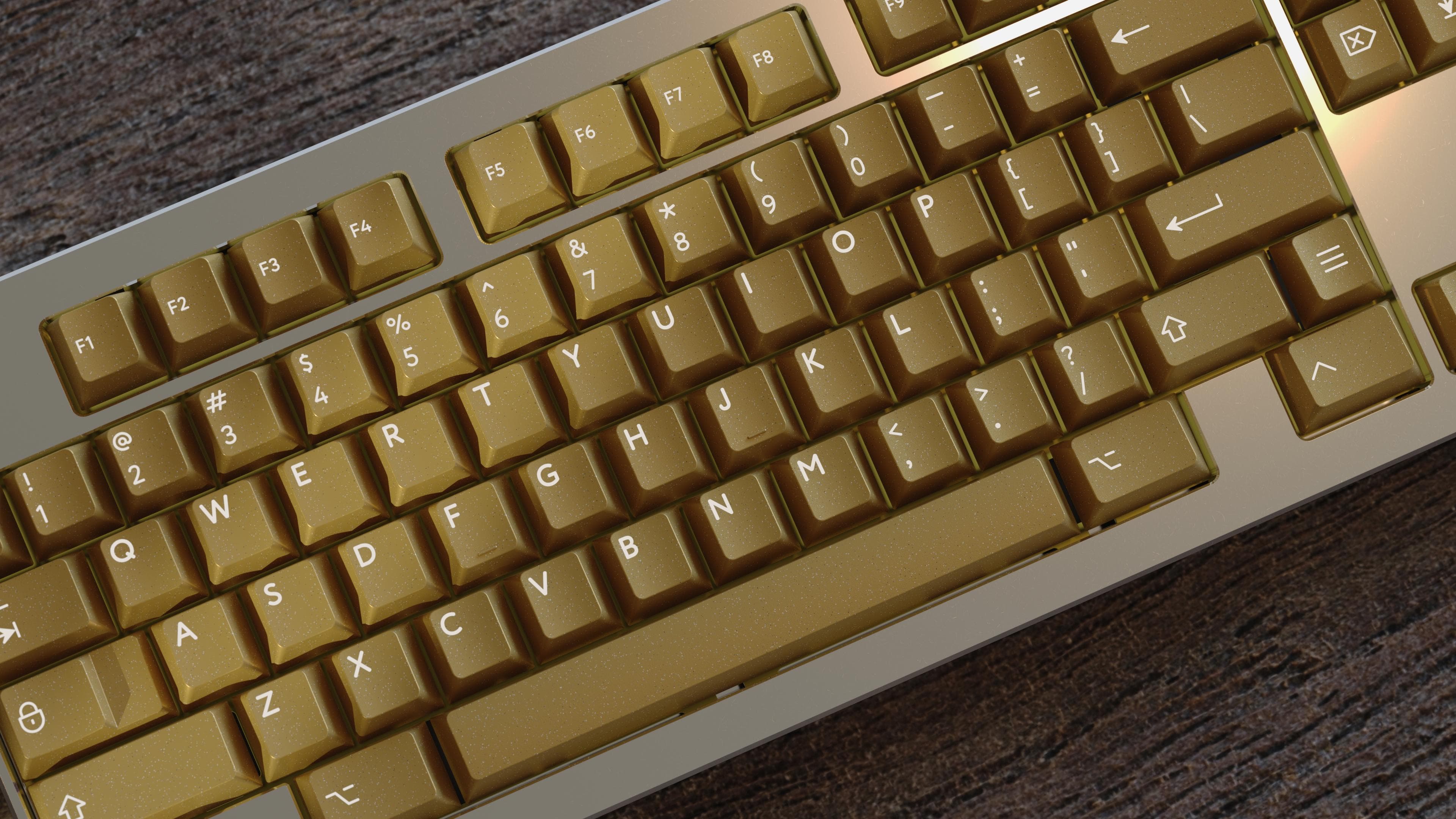 PBTFans Golden Age | Sparkly Metallic Gold 2Shot ABS image 9