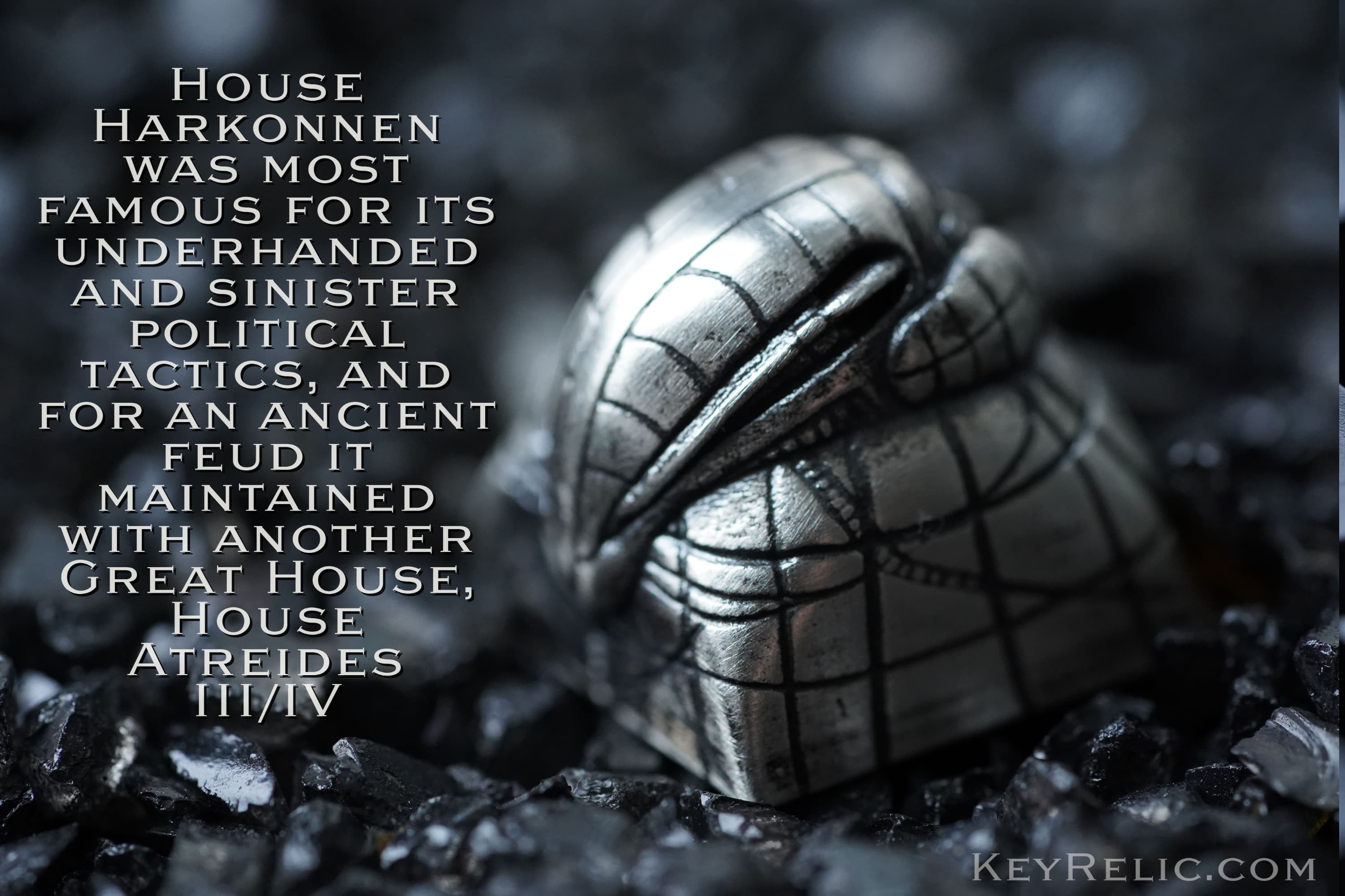 H.R. Giger's Harkonnen's Fortress Metal Keycap from DUNE [GB is LIVE] image 6